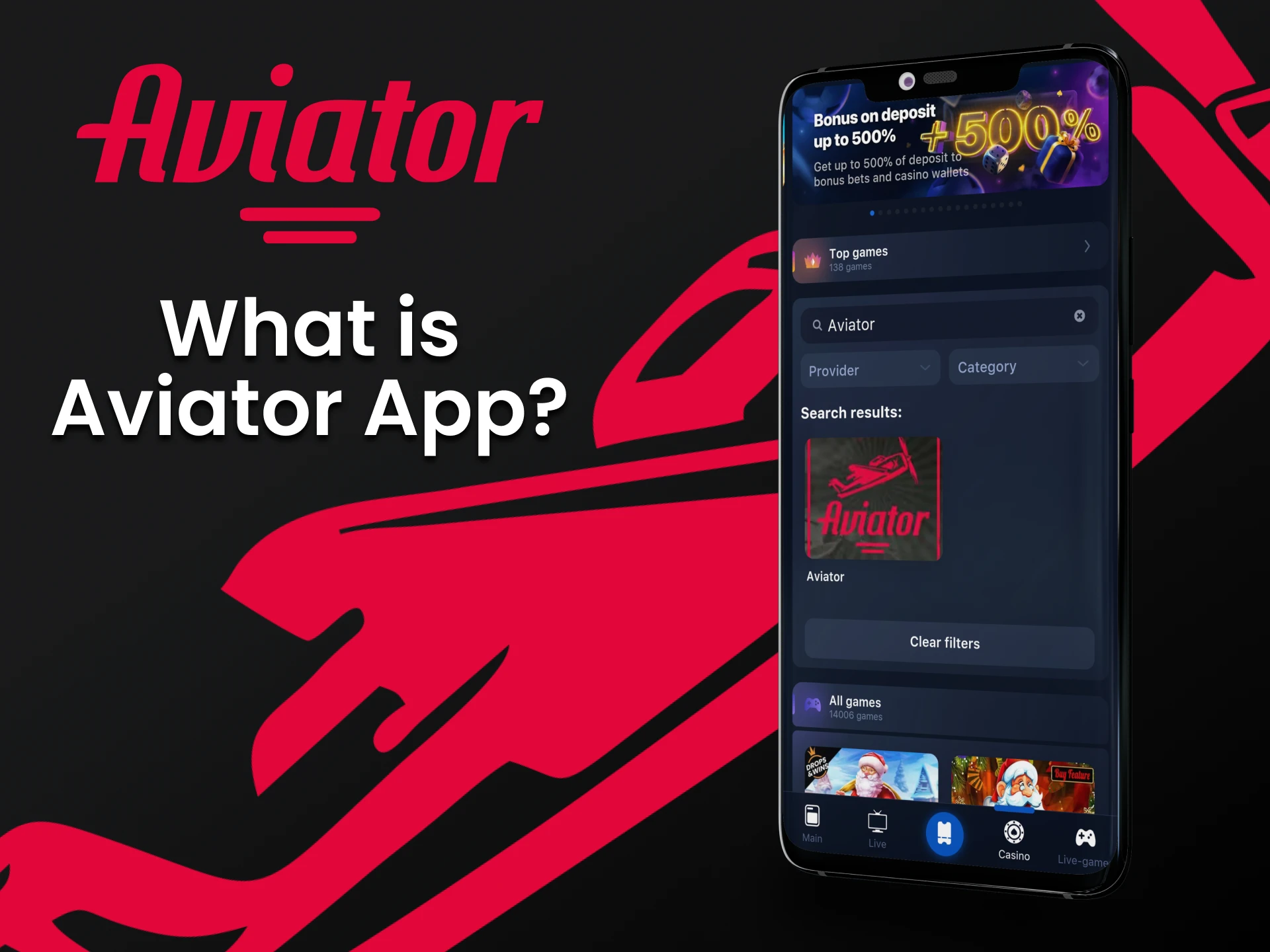 To start playing Aviator on your phone, you need to download the app.