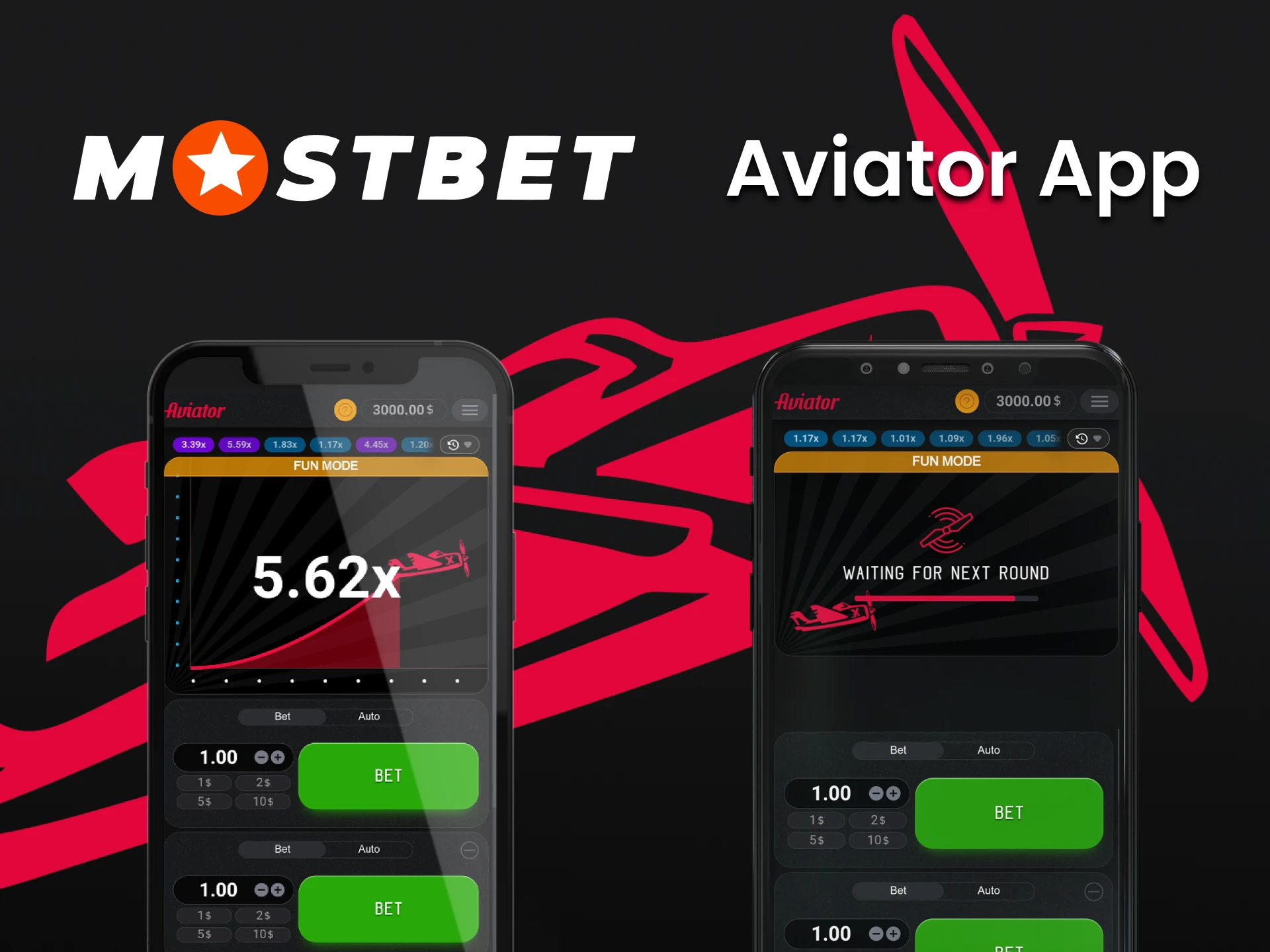Usando o aplicativo Mostbet em seu telefone, você também pode jogar Aviator.