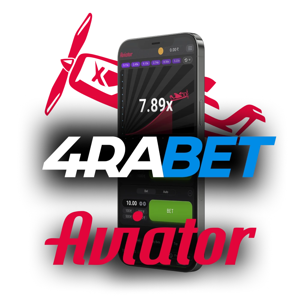 Download the 4rabet application to play Aviator.