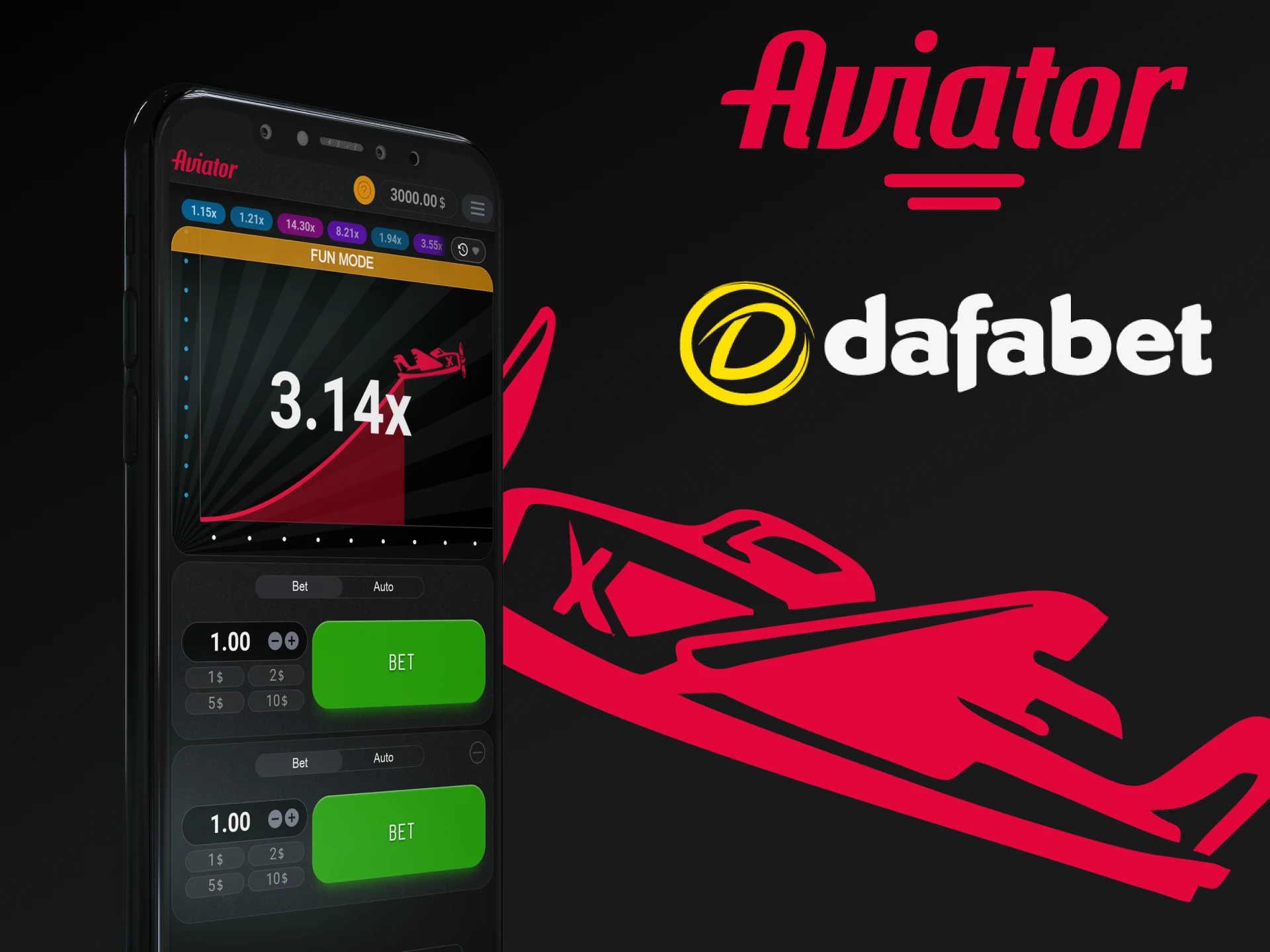 Para jogar Aviator, escolha o aplicativo móvel Dafabet.