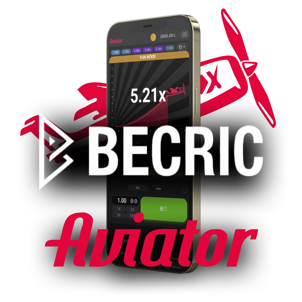 Use o aplicativo Becric para jogar Aviator.