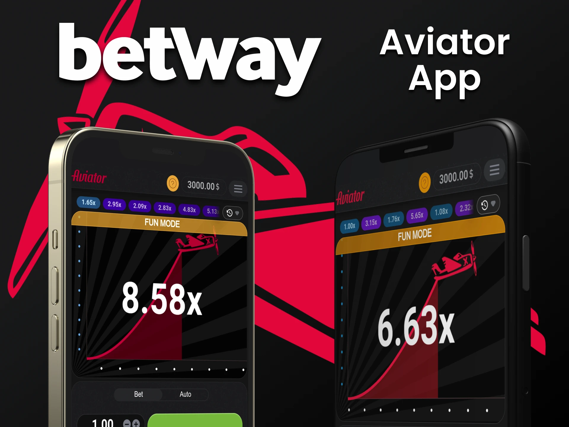 By downloading the Betway app, you can play Aviator on your smartphone.