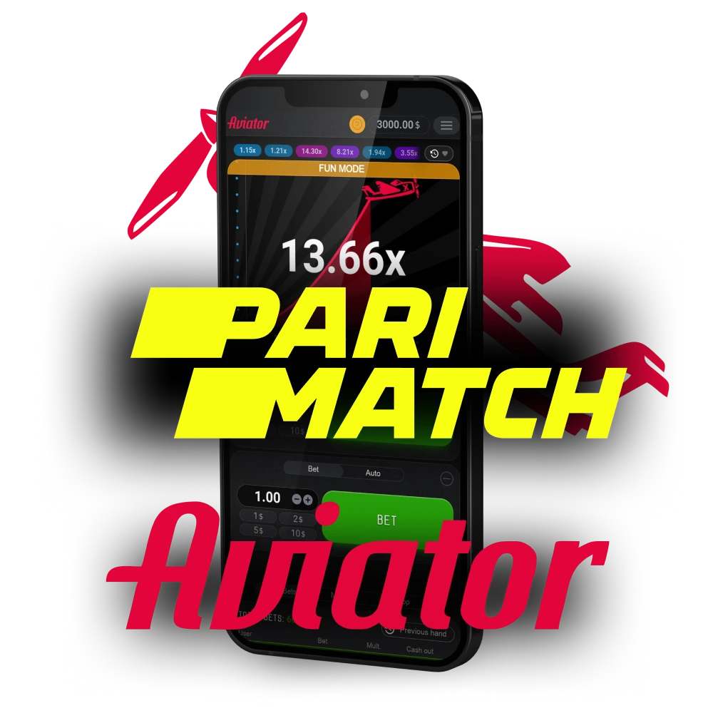 Play Aviator by downloading the Parimatch app on your phone.