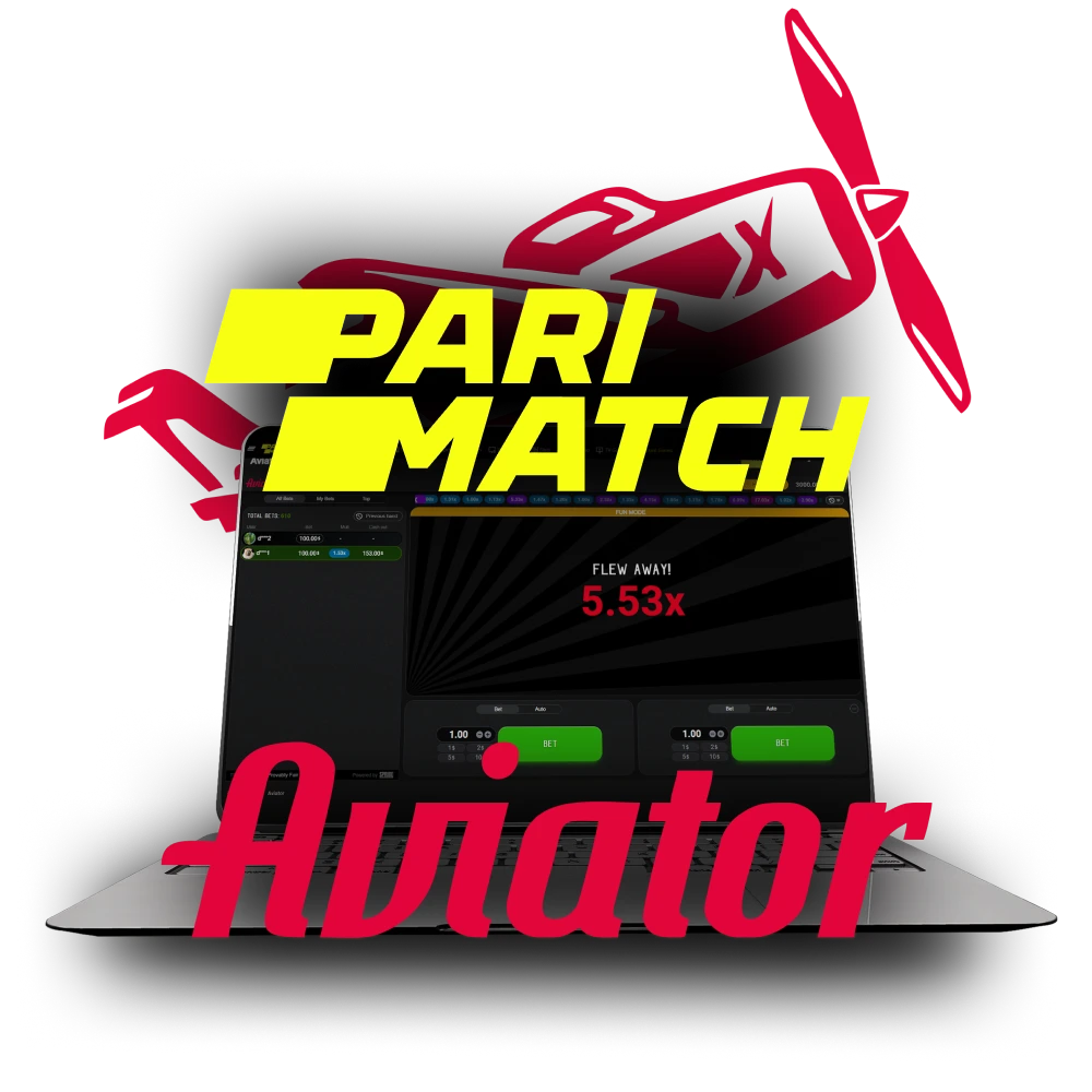 Jogue o jogo Aviator com a Parimatch.