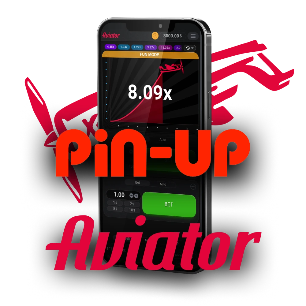 To play Aviator, use the Pinup application.