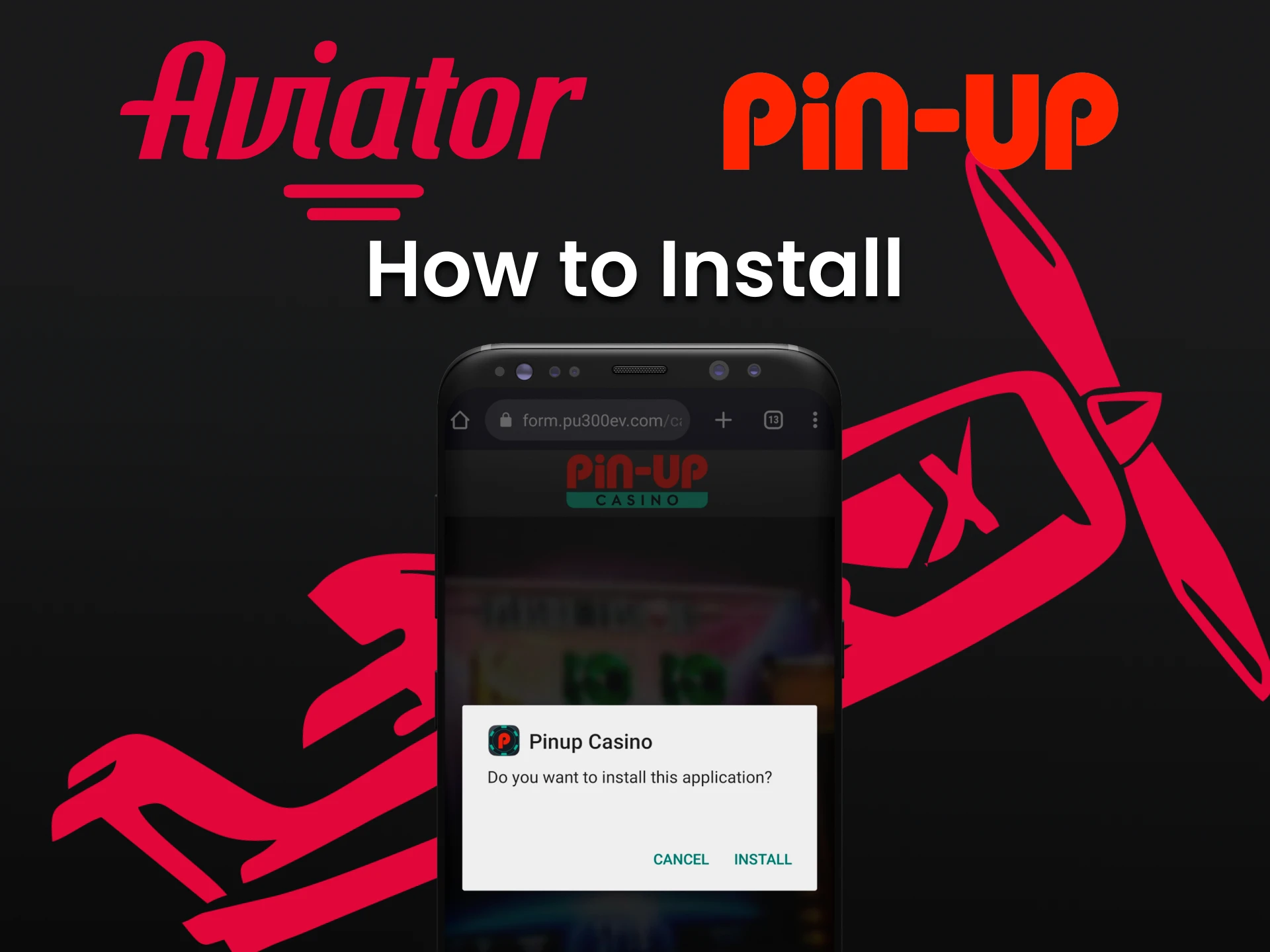 Downloading and installing the Pin Up app for playing Aviator is very easy.