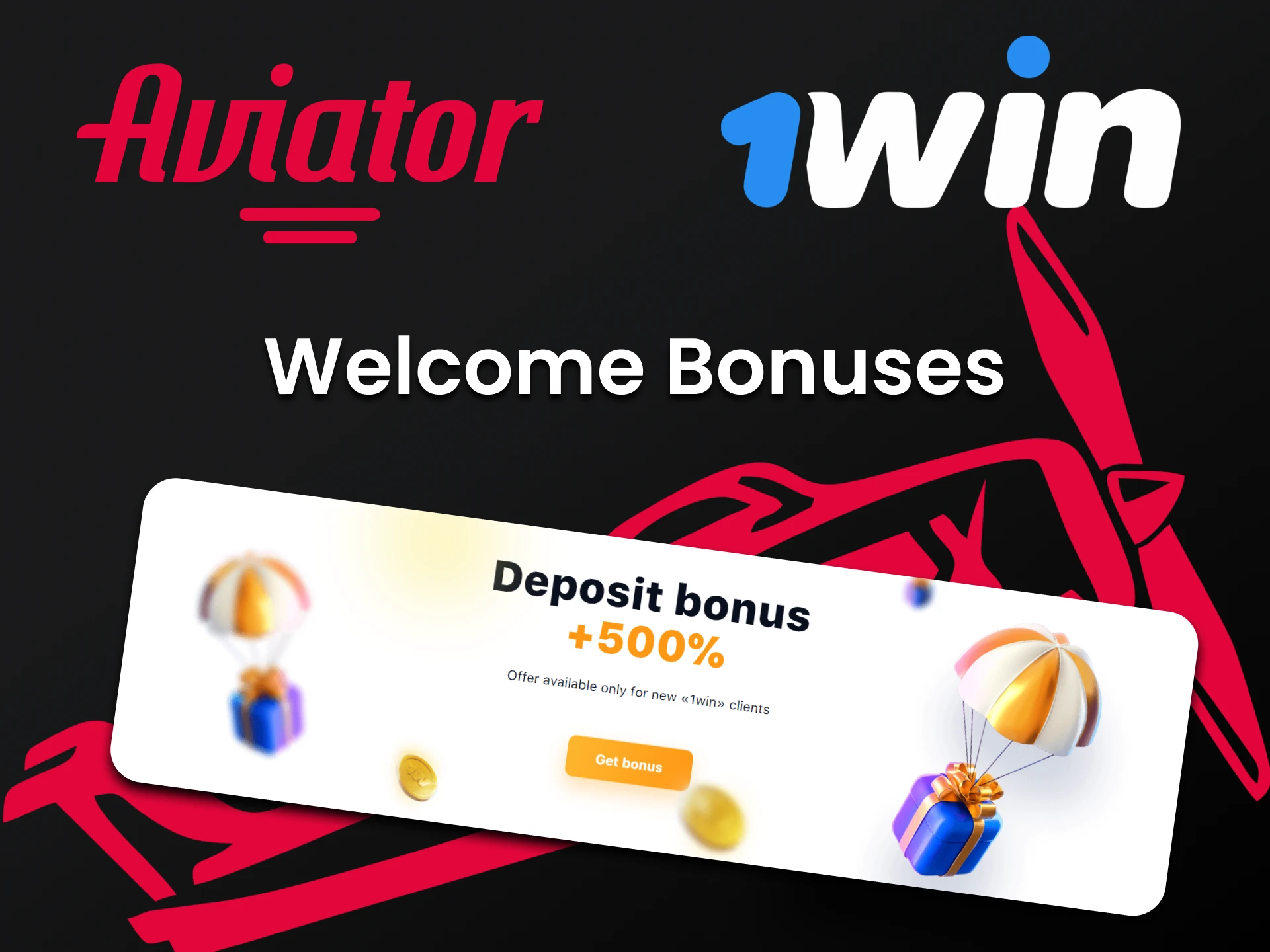 Get bonuses from 1win for playing Aviator.
