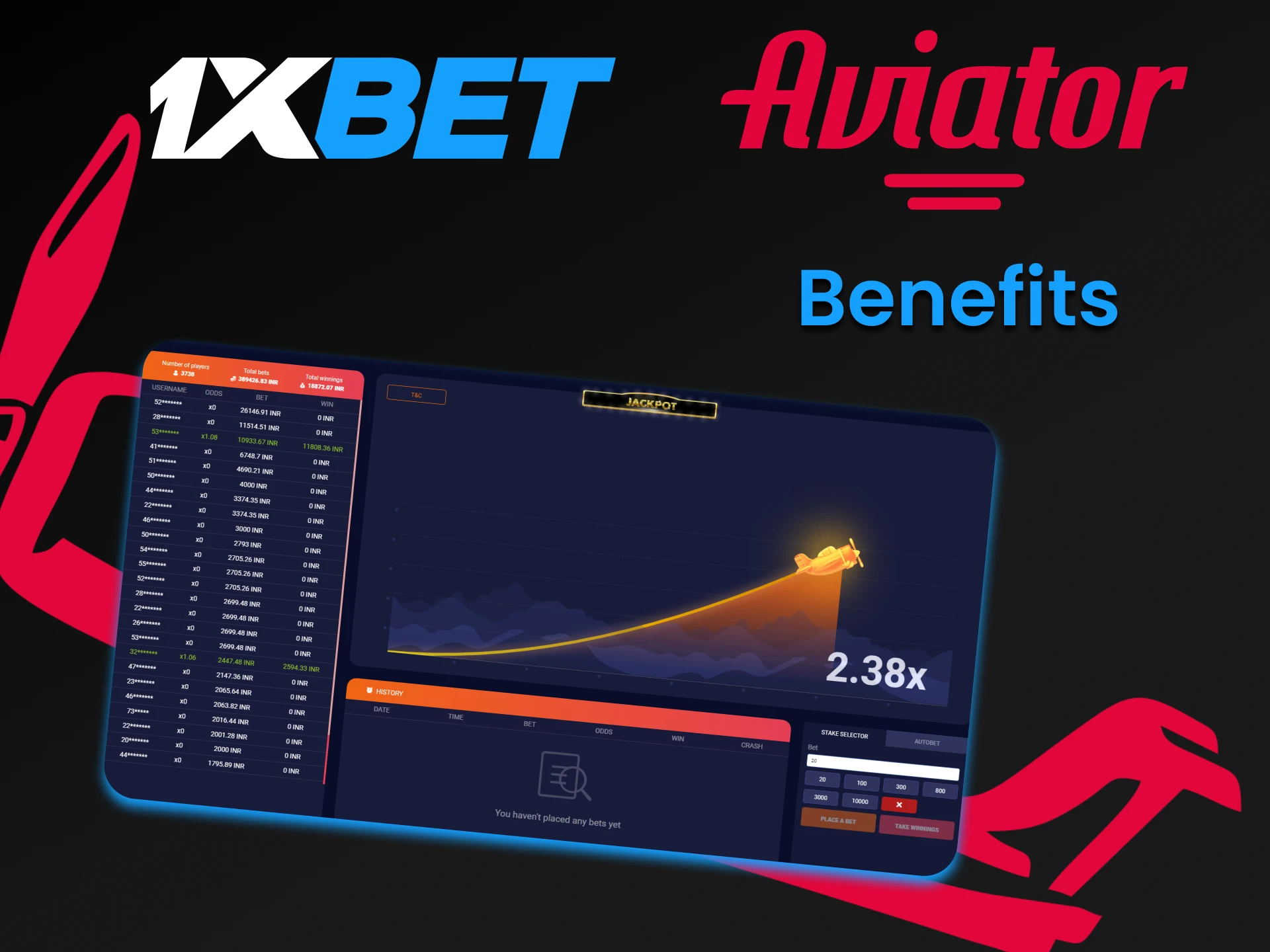 1xbet will pleasantly surprise you for playing Aviator.