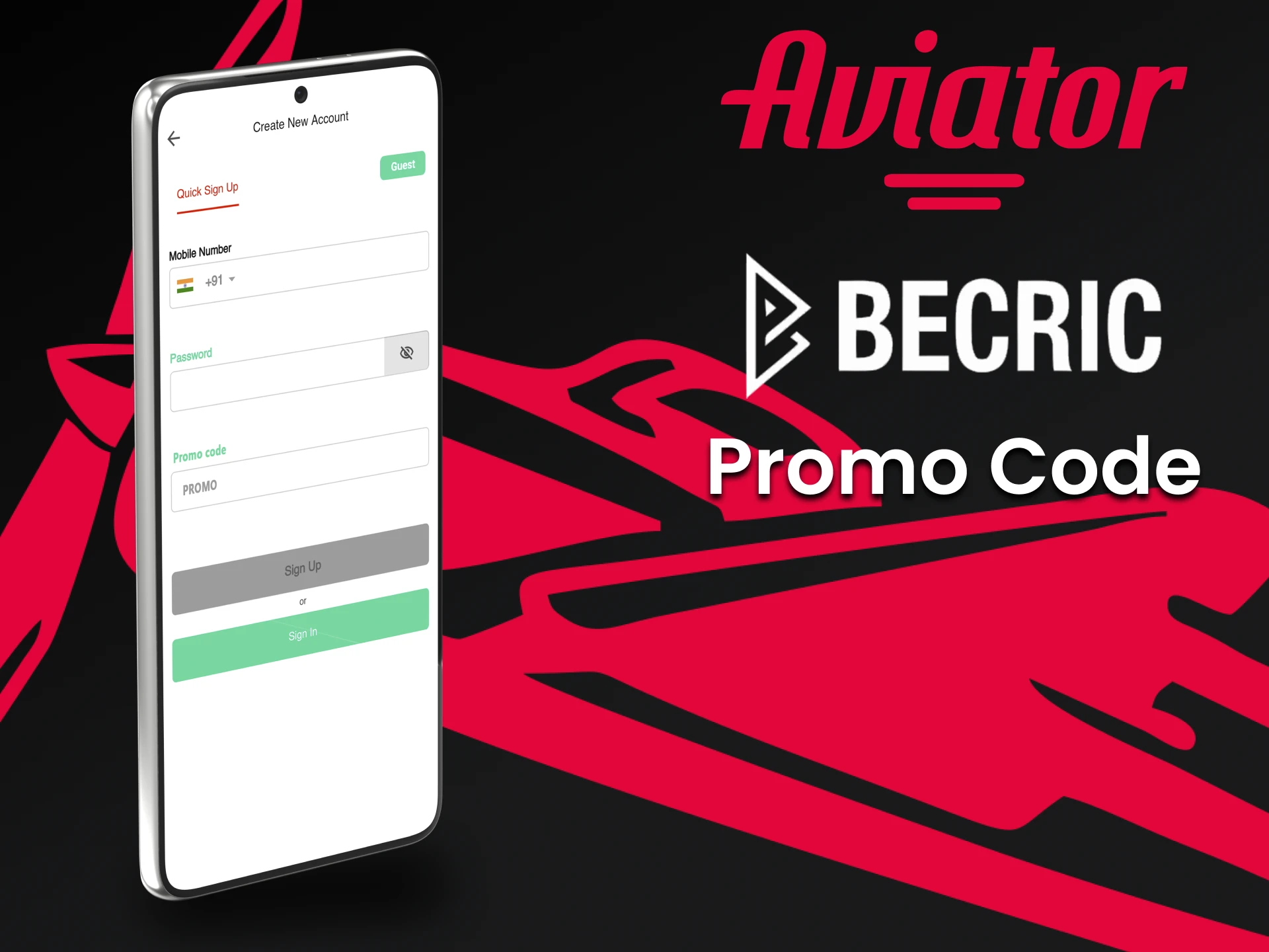 Use o código promocional da Becric para ganhar um bônus.
