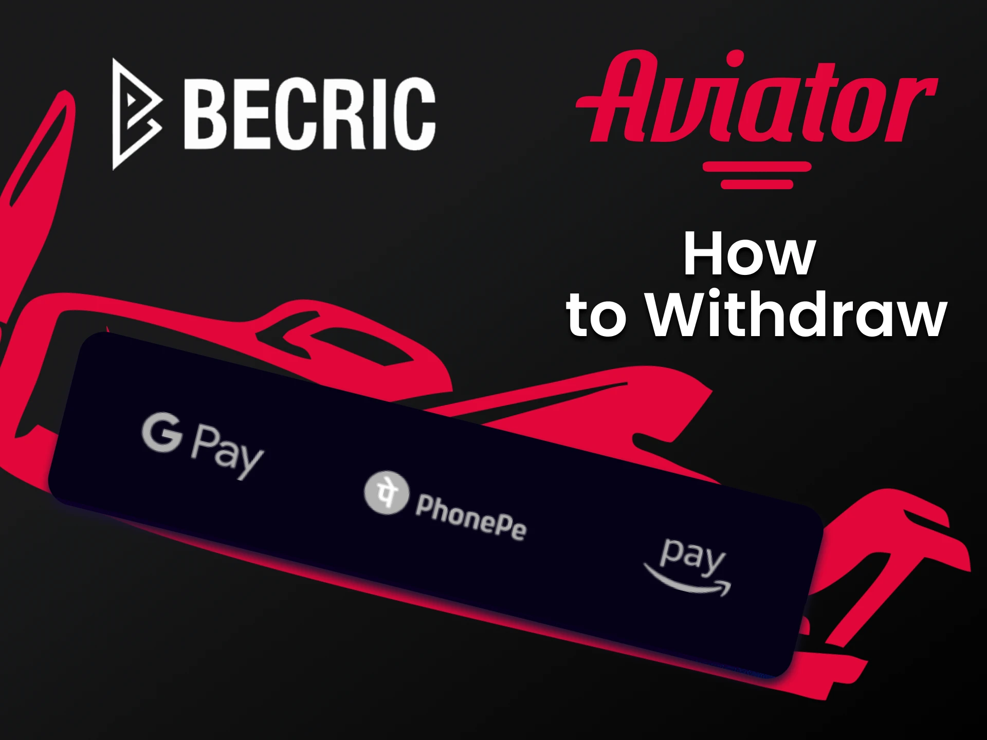 After winning money, you can withdraw it in a convenient way for you from Becric.