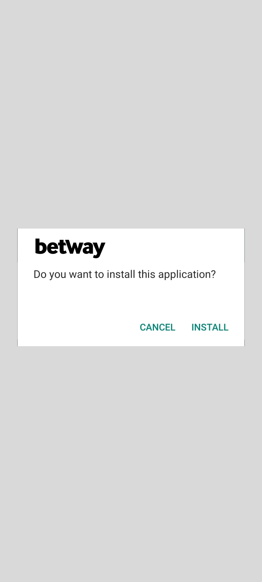 Install the Betway application to play Aviator on your phone.
