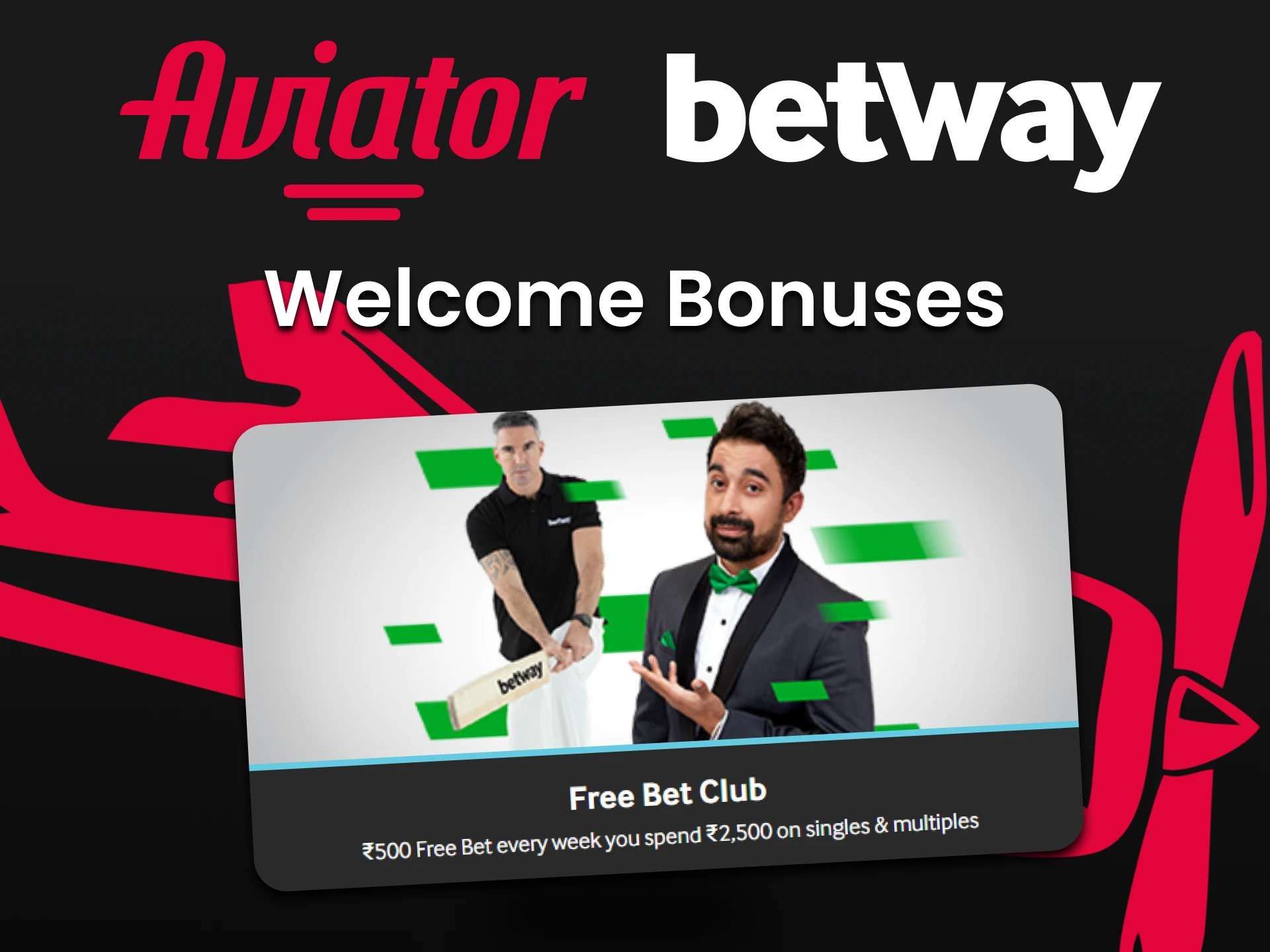 By choosing Betway to play Aviator you get bonuses.