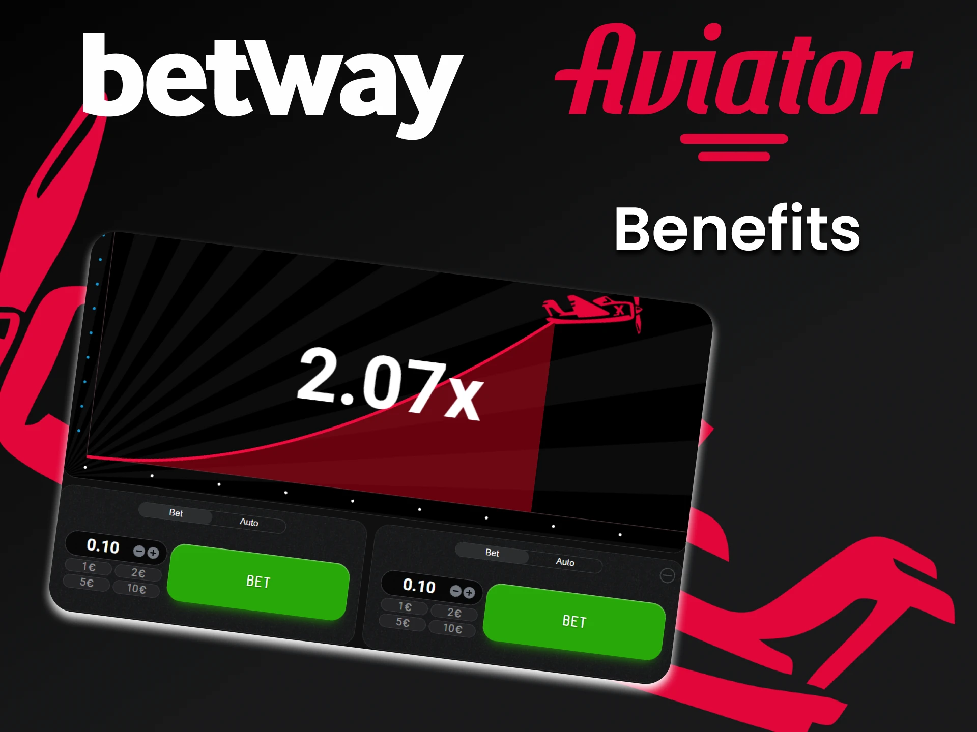 Betway has ideal conditions for playing Aviator.