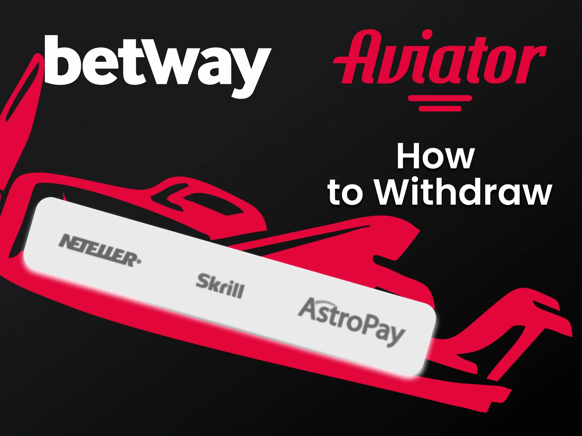 Withdraw funds in a convenient way provided by Betway.