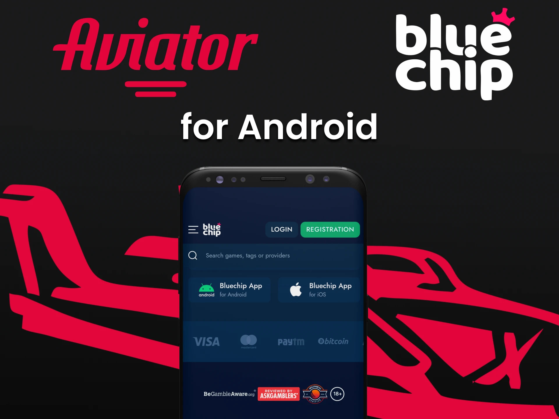 Download the app for android from Bluechip.