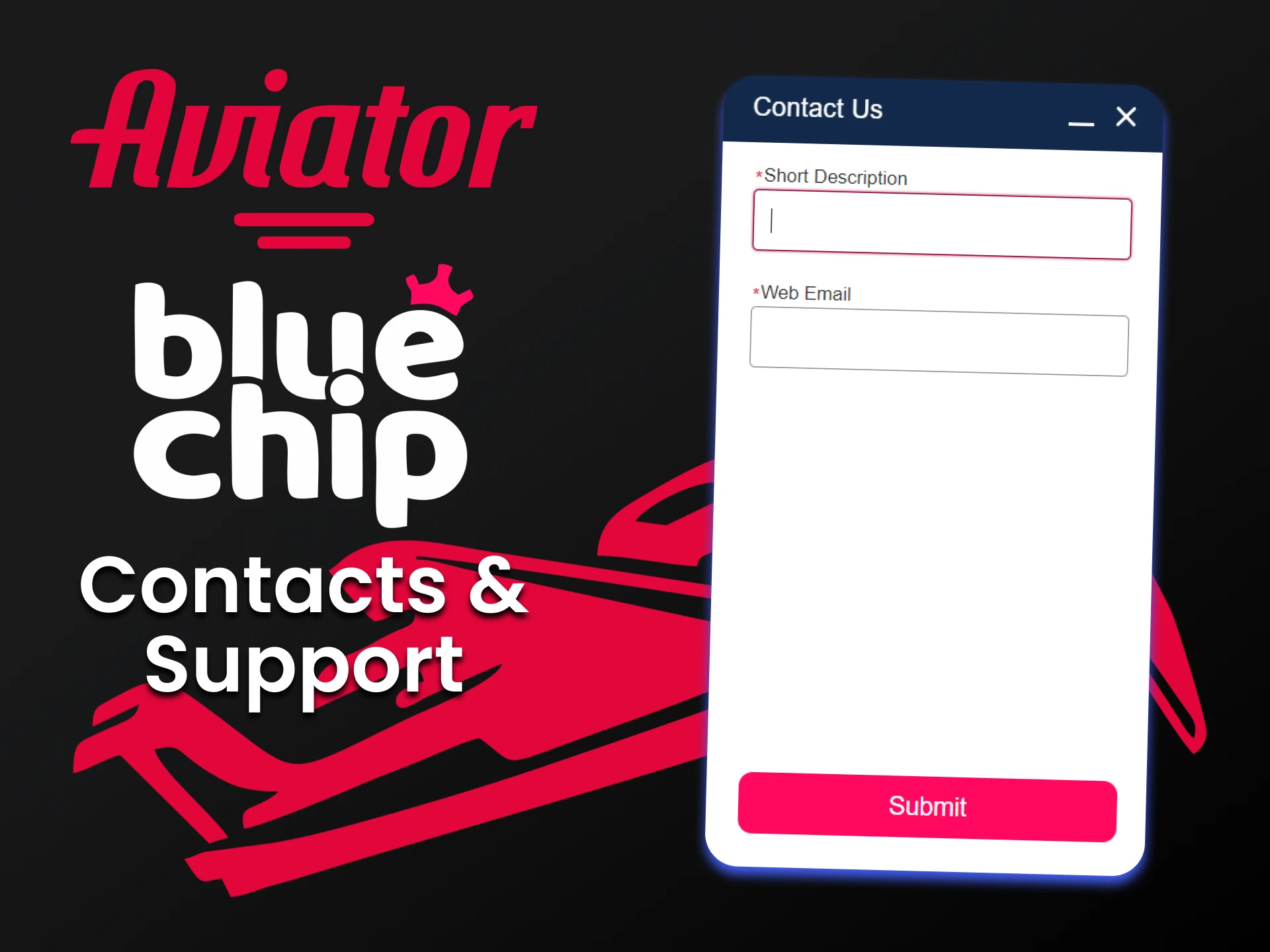 Use Bluechip's chat to answer questions.