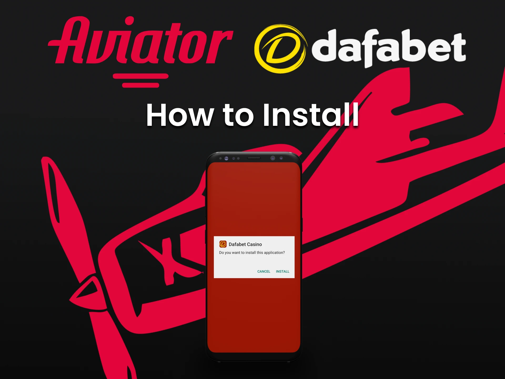 Install the Dafabet app to play Aviator on your phone.