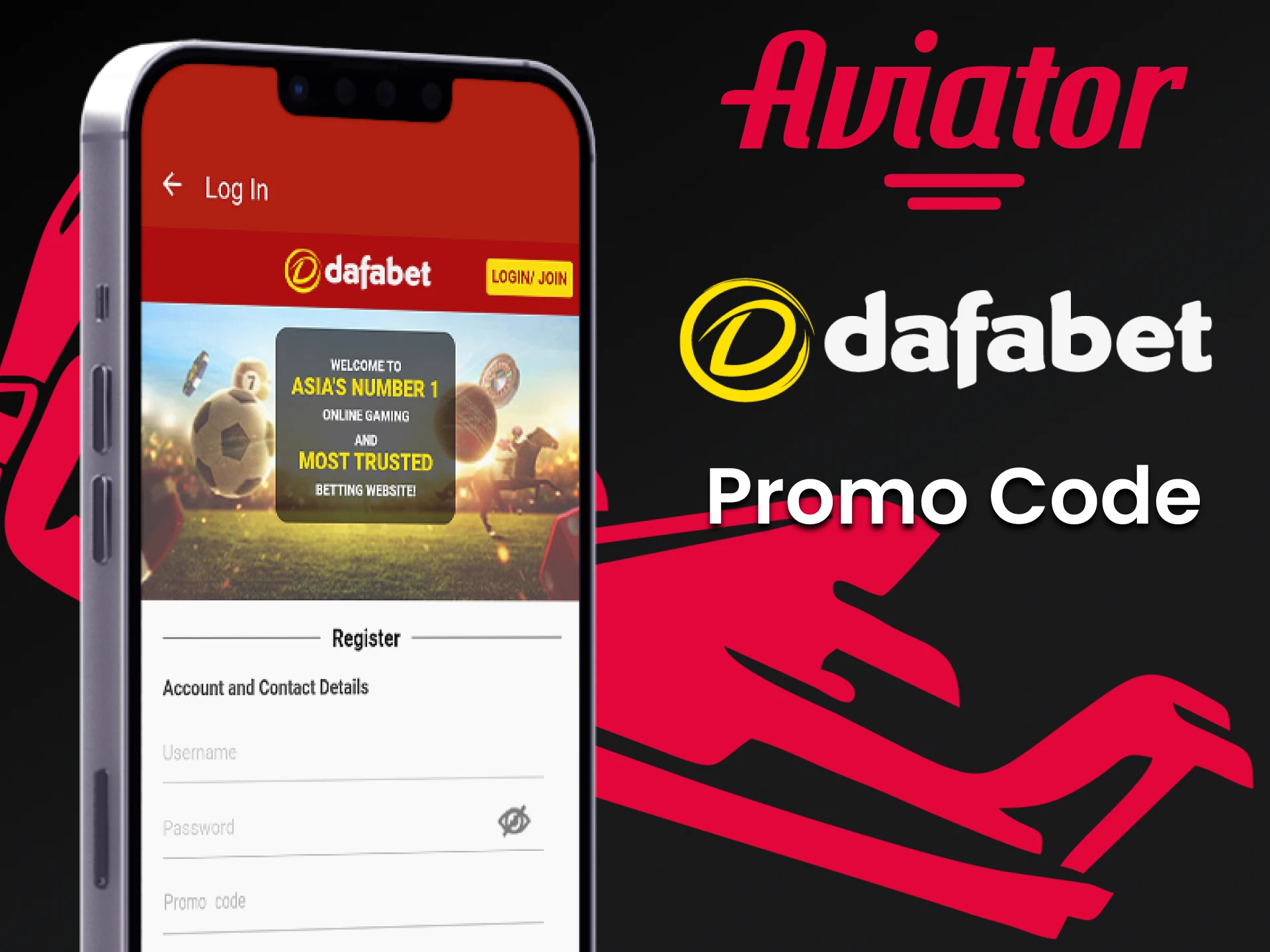 Find a promo code from Dafabet to get a bonus in the game Aviator.
