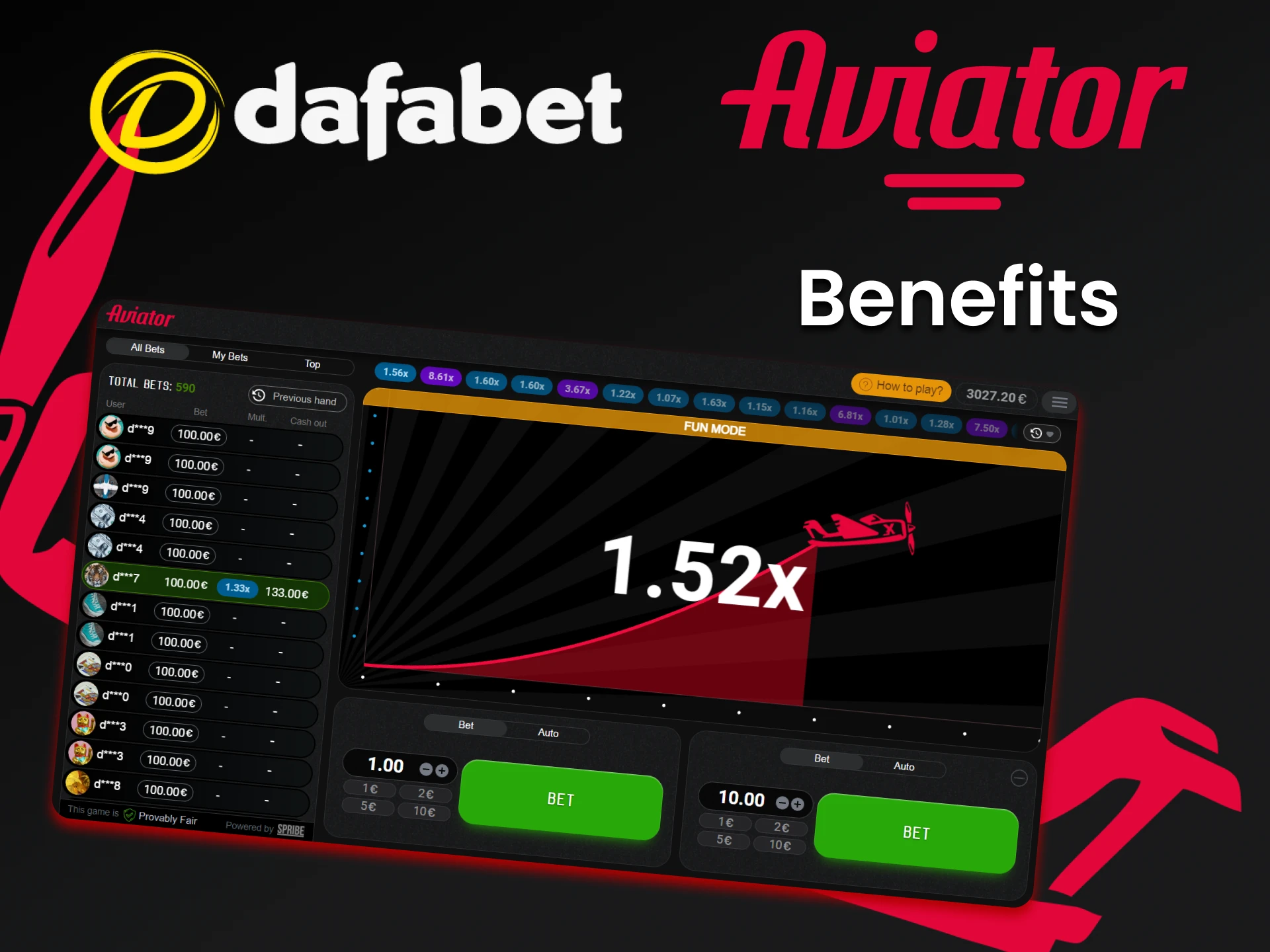 Playing Aviator on Dafabet will surprise you.