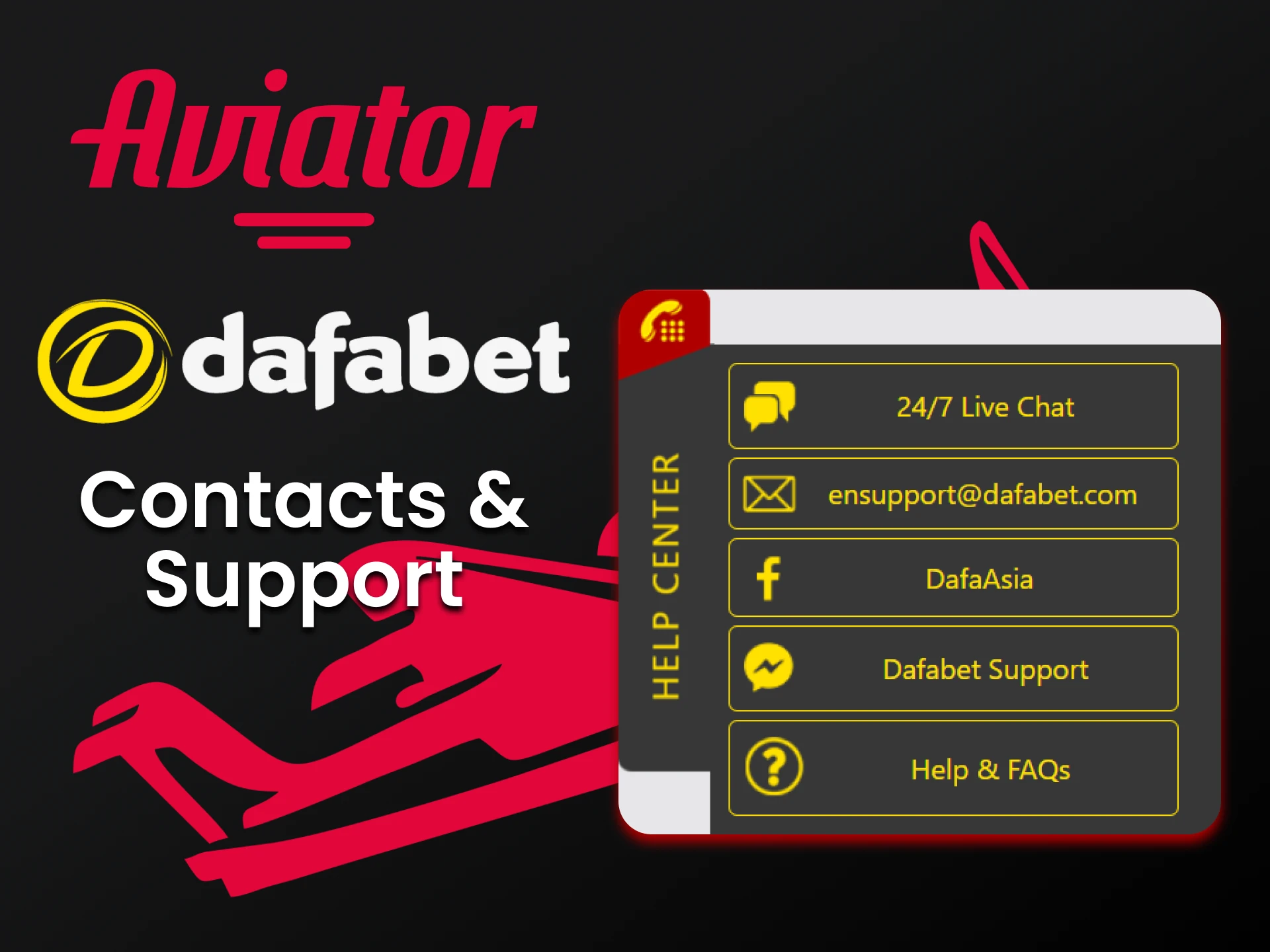 The Dafabet team will always help answer your questions.