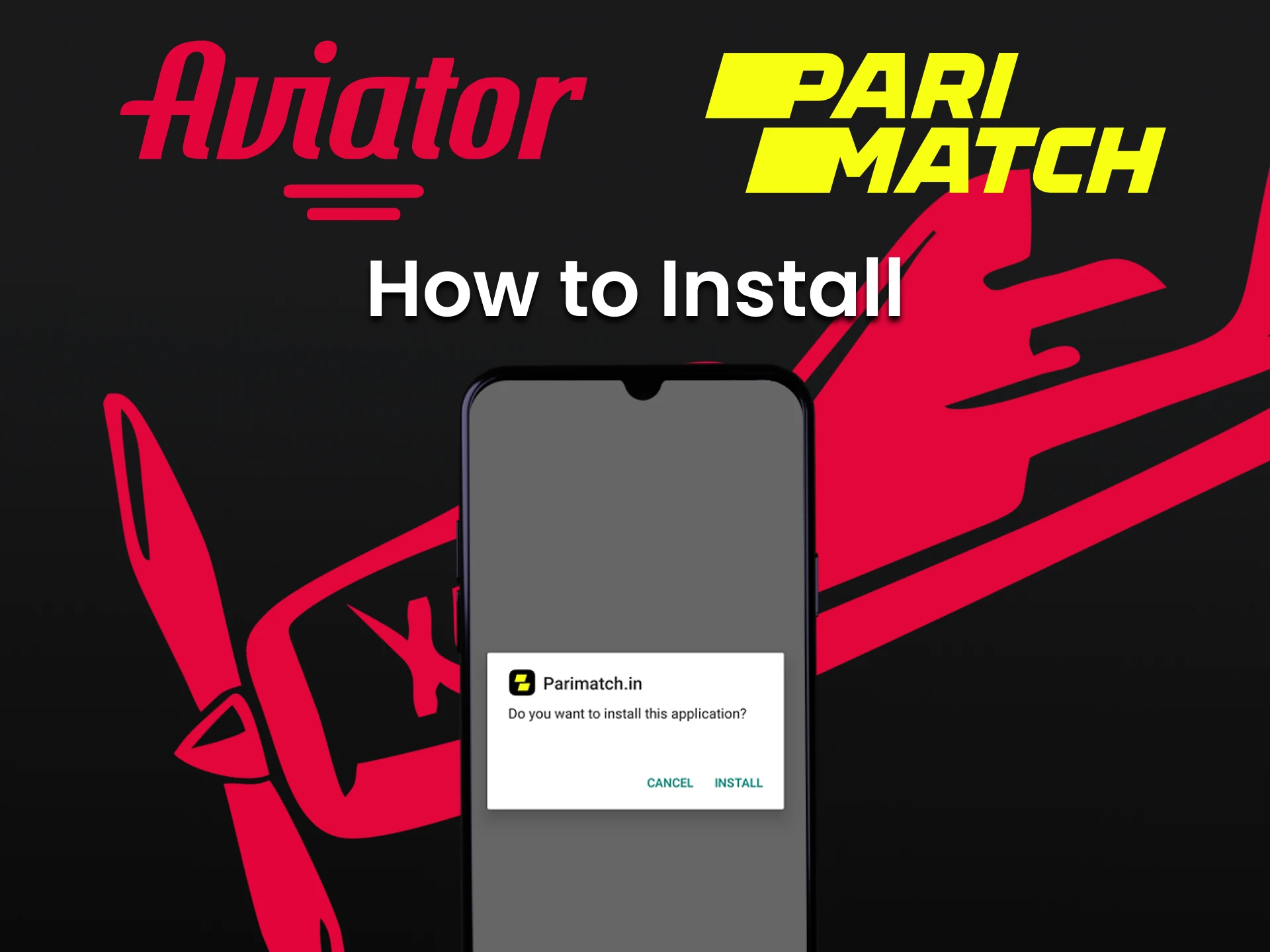 Install the Parimatch app for your phone.