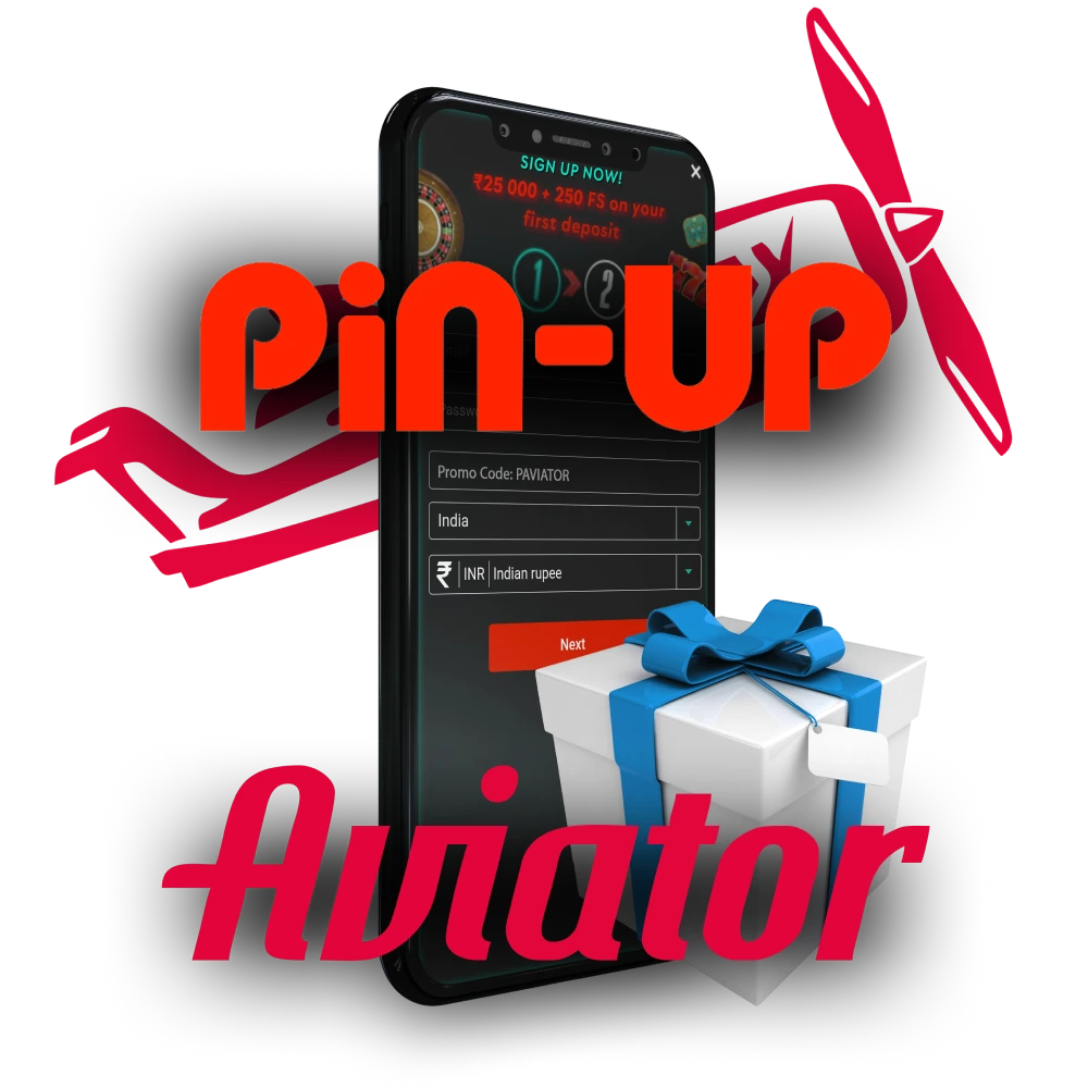 Play Aviator with Pin Up using promo code.