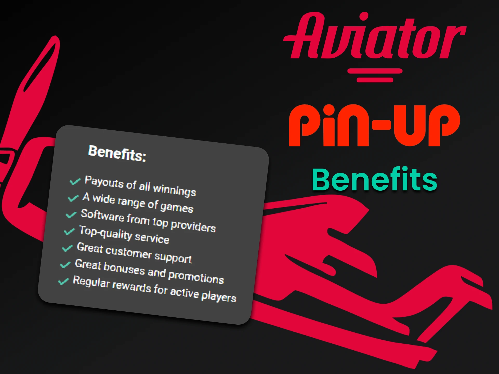 Pin Up will pleasantly surprise you for playing Aviator.
