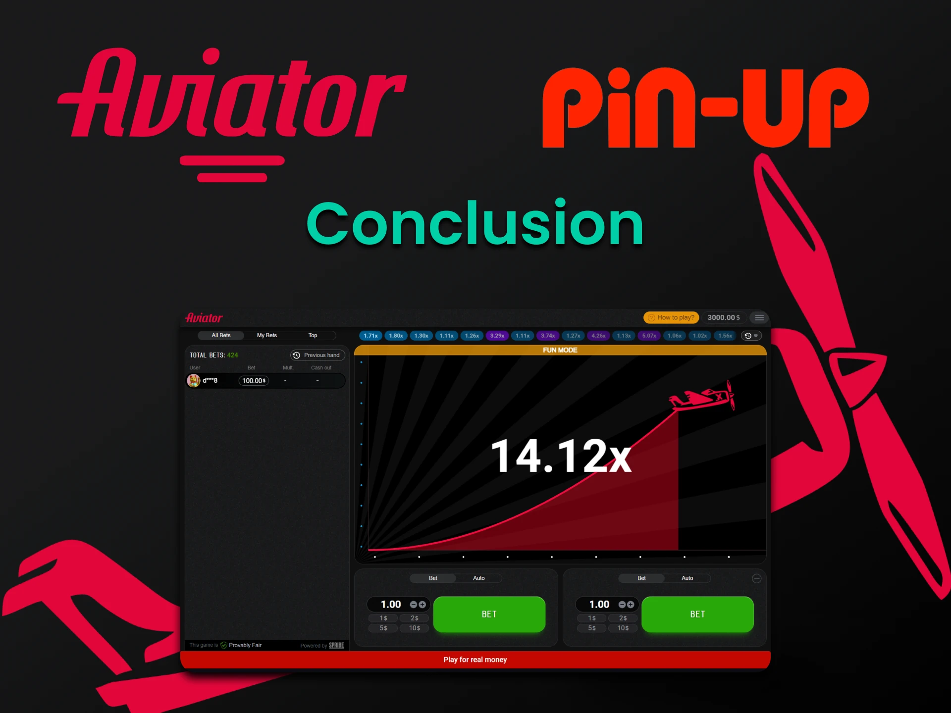Pin Up é a plataforma perfeita para jogar Aviator.