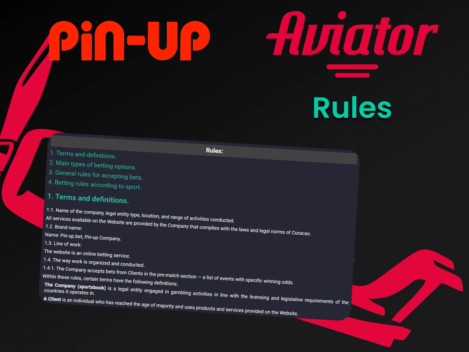 Learn the rules for using the Pin Up service.