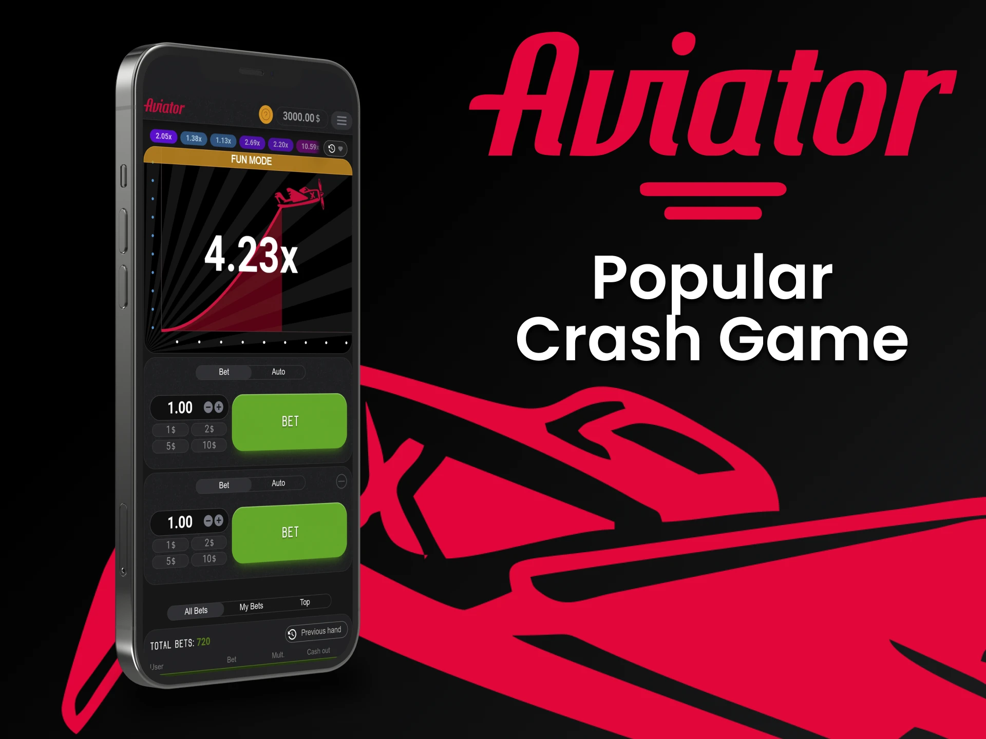 Aviator app is one of the most popular games of this genre.