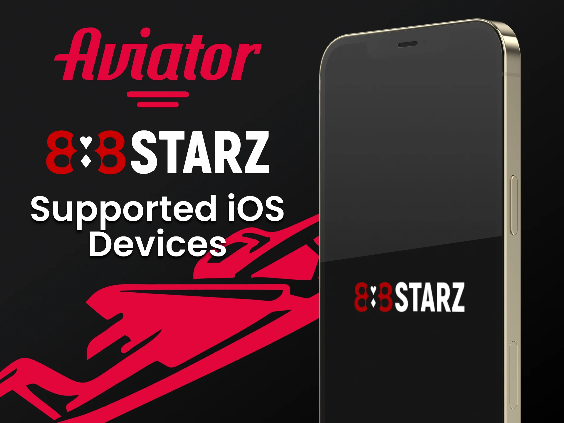 Play Aviator through the 888starz app on your iOS device.