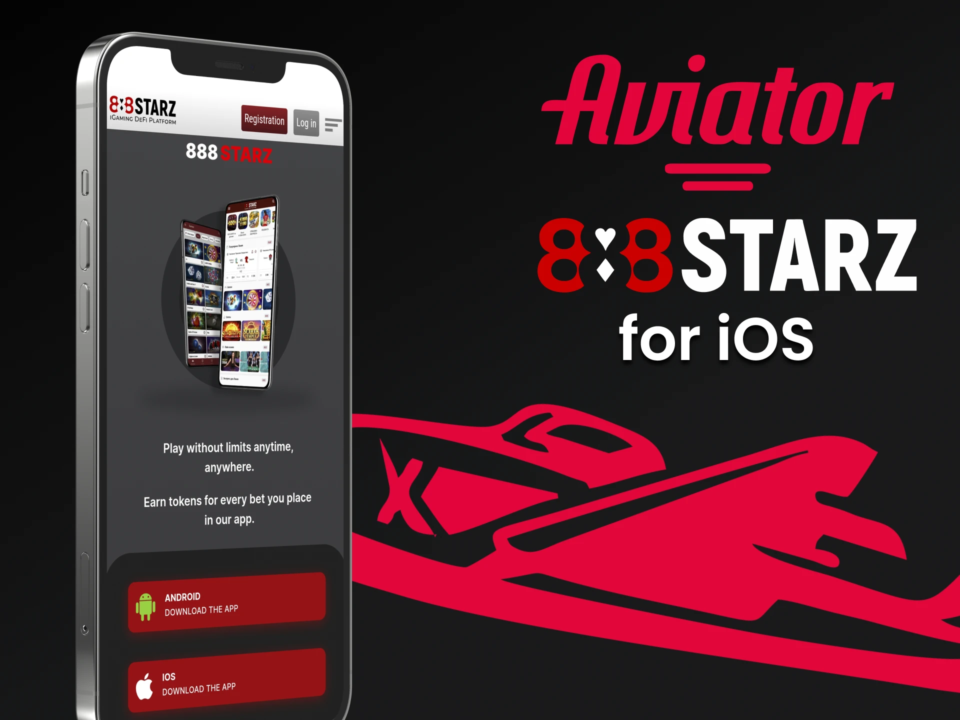 Install the 888starz app for iOS.