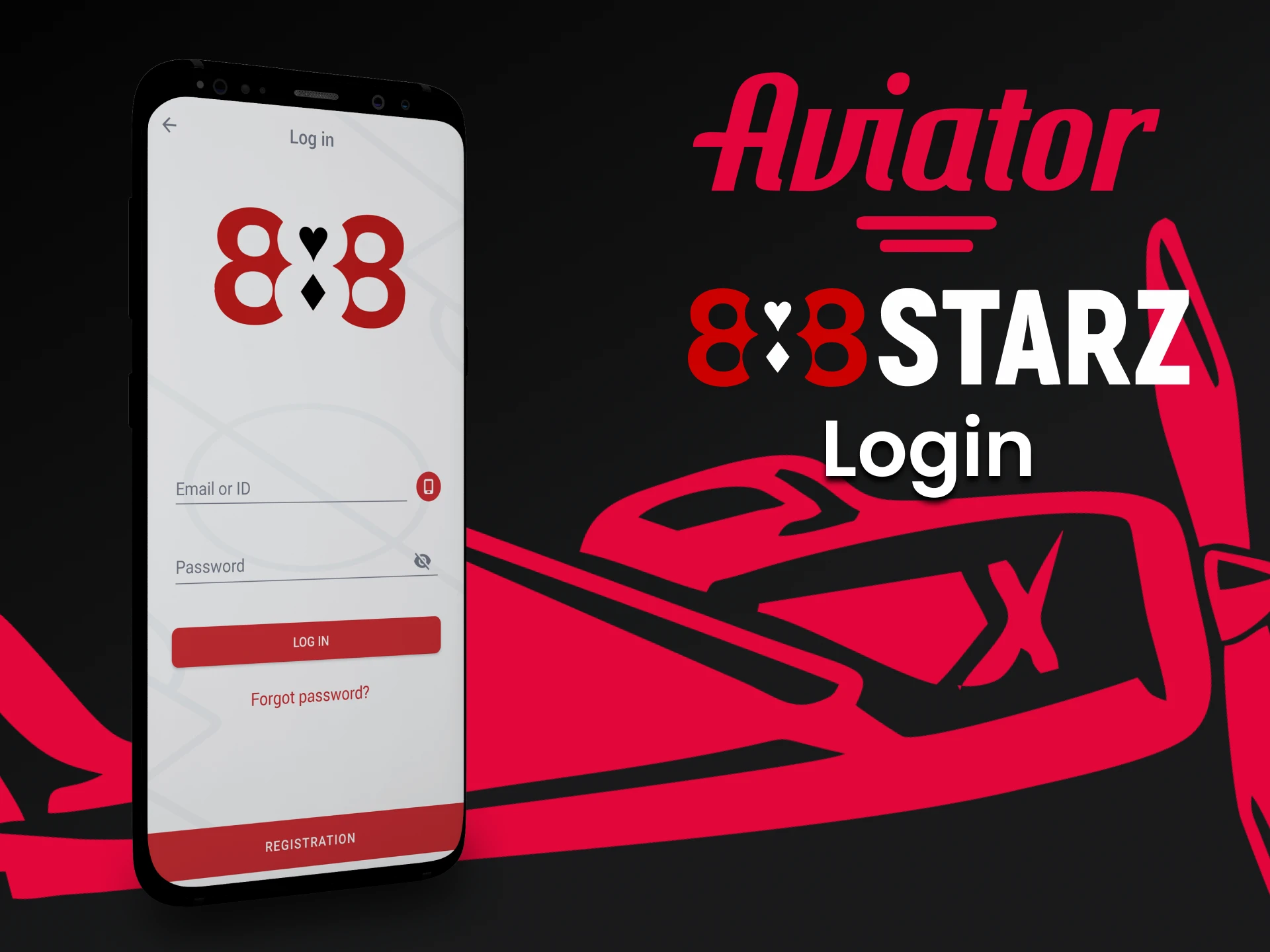 Log in to your account through the 888starz app.