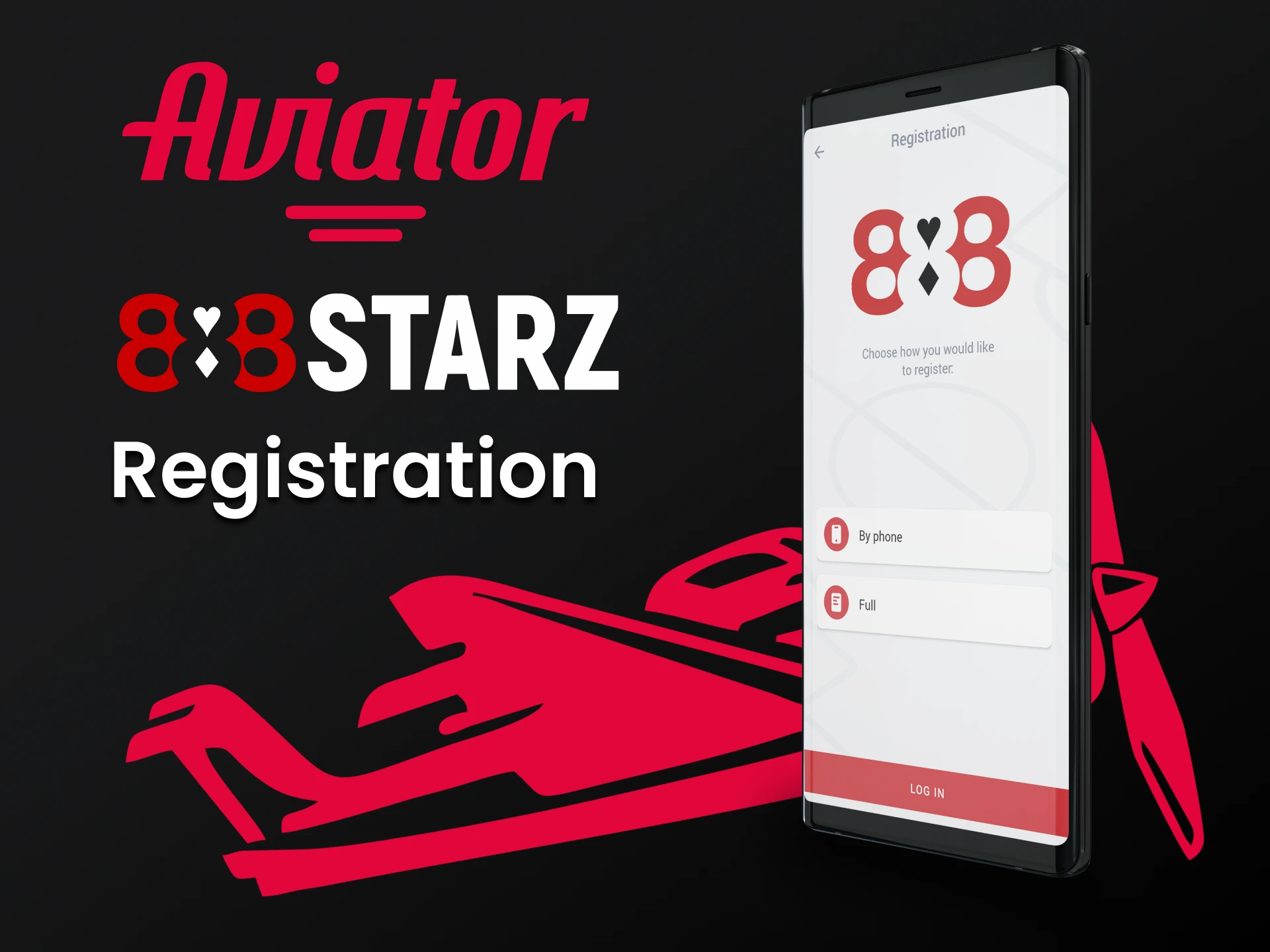 Register in the 888starz app to play Aviator.