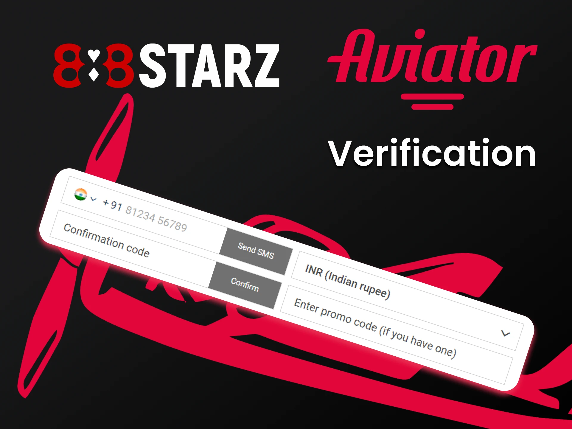 Fill in your personal data for the 888starz service.