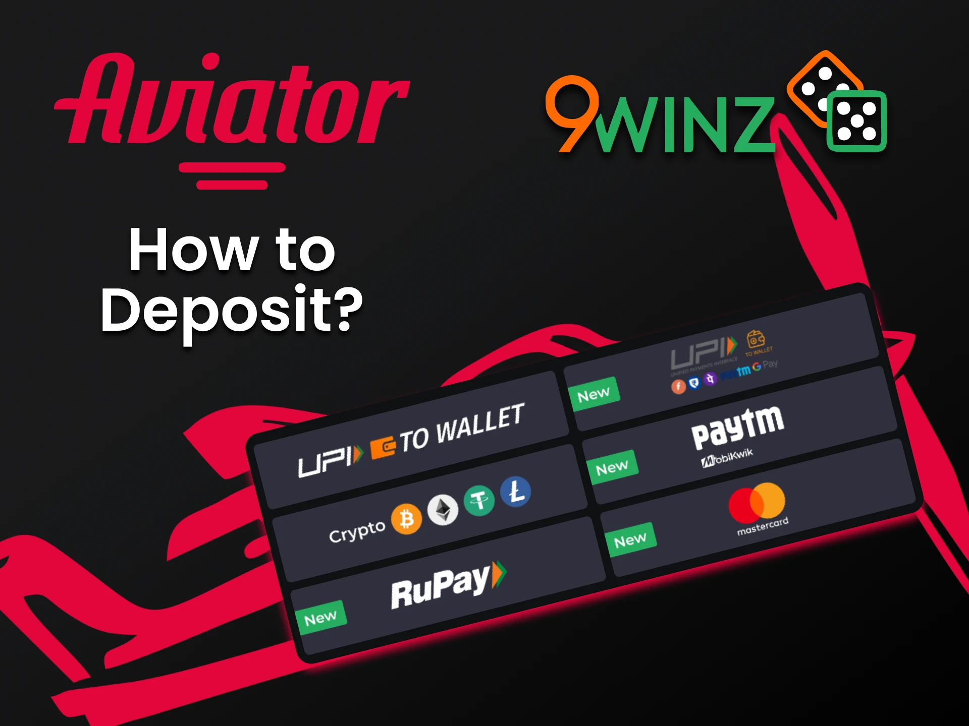 Replenish funds with a convenient method from 9winz.