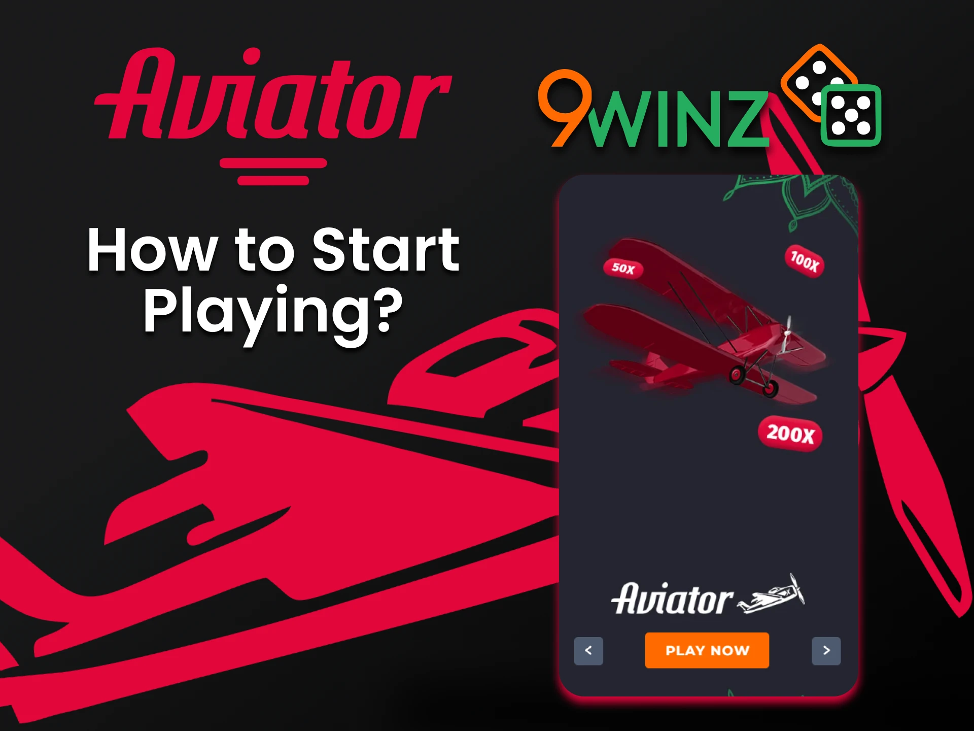 Escolha o jogo Aviator nas seções da 9winz.