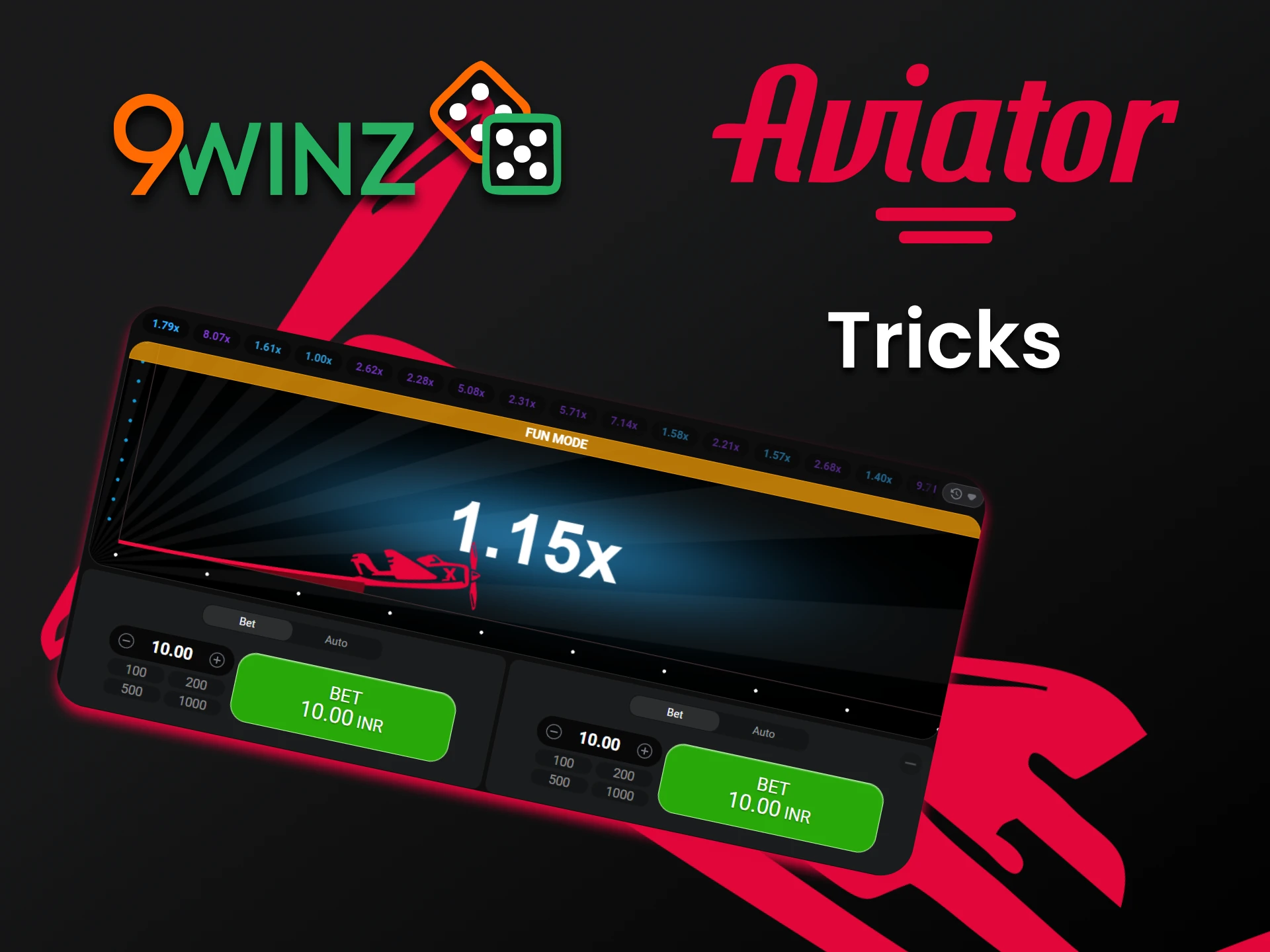 Learn the possible tricks to win the Aviator at 9winz.