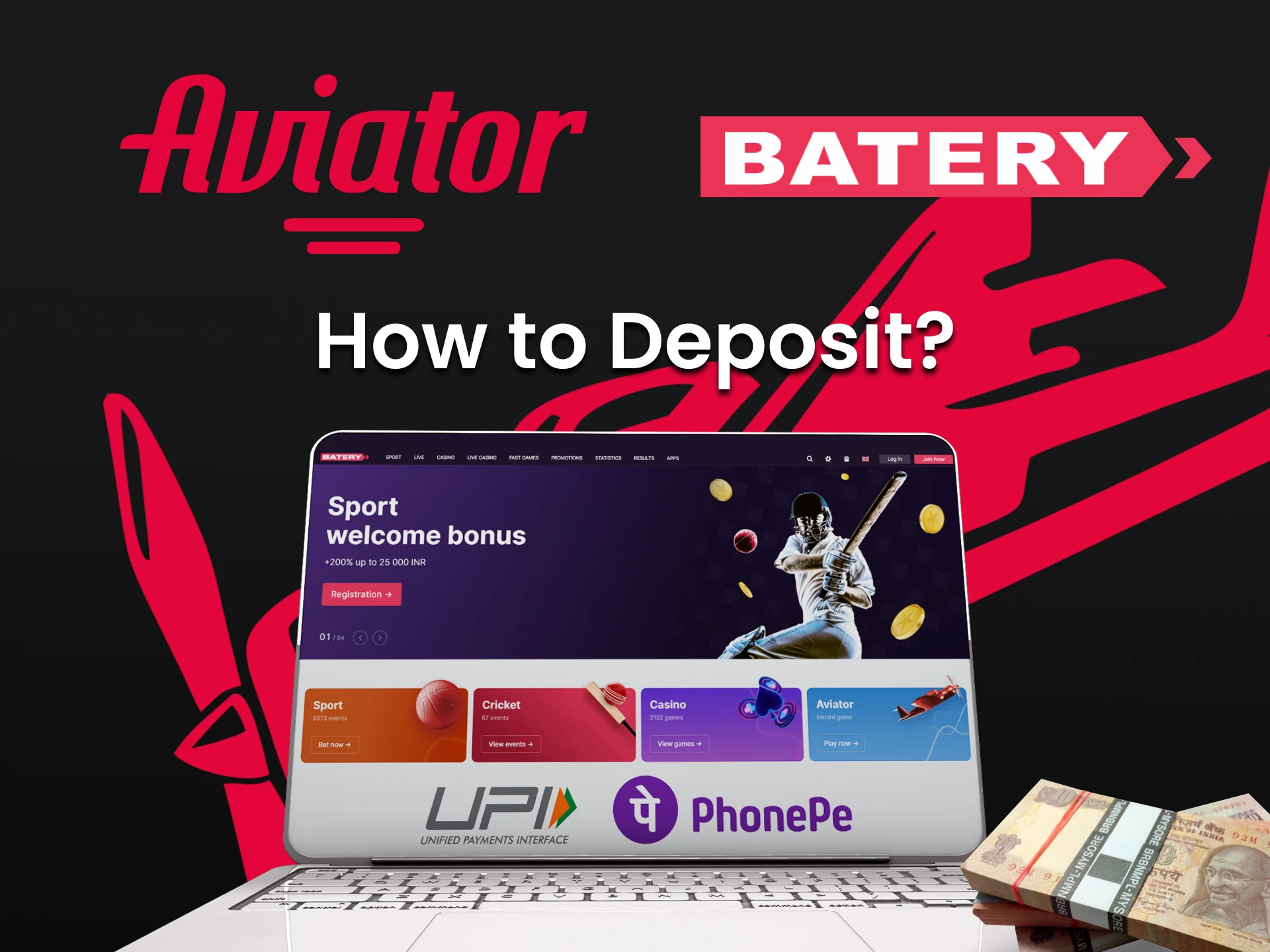 Make deposits in a convenient way on Batery.