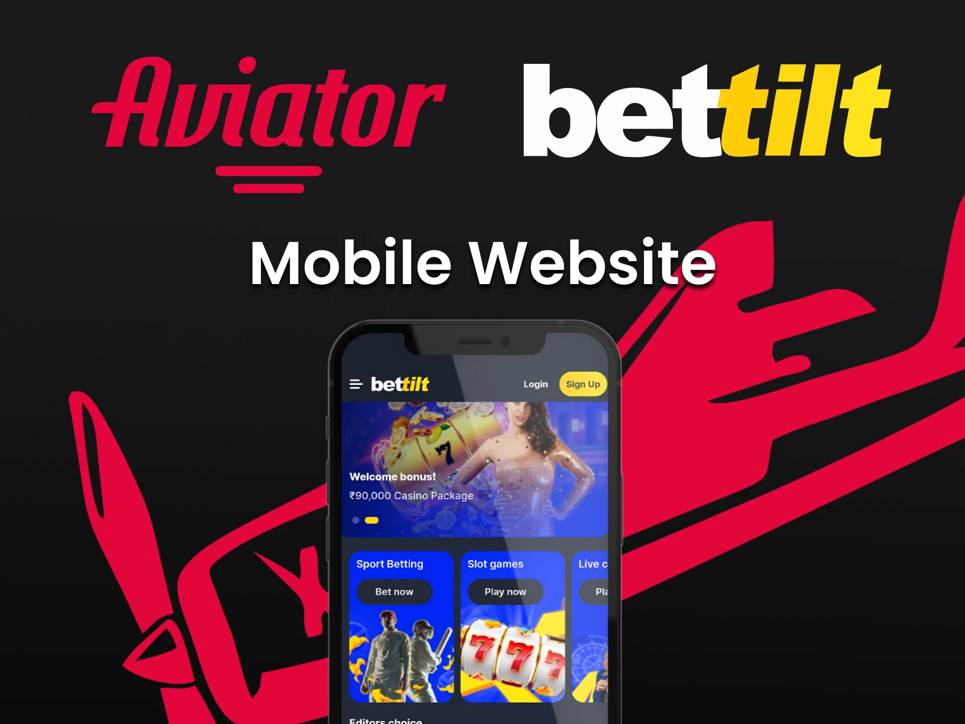 Use Bettilt website via the mobile version of the site.