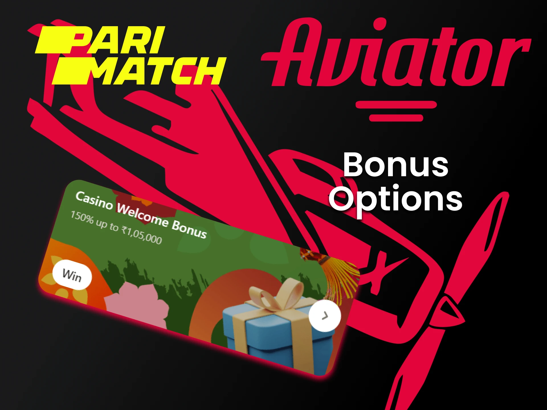 Get a bonus from Parimatch for victories in the game Aviator.