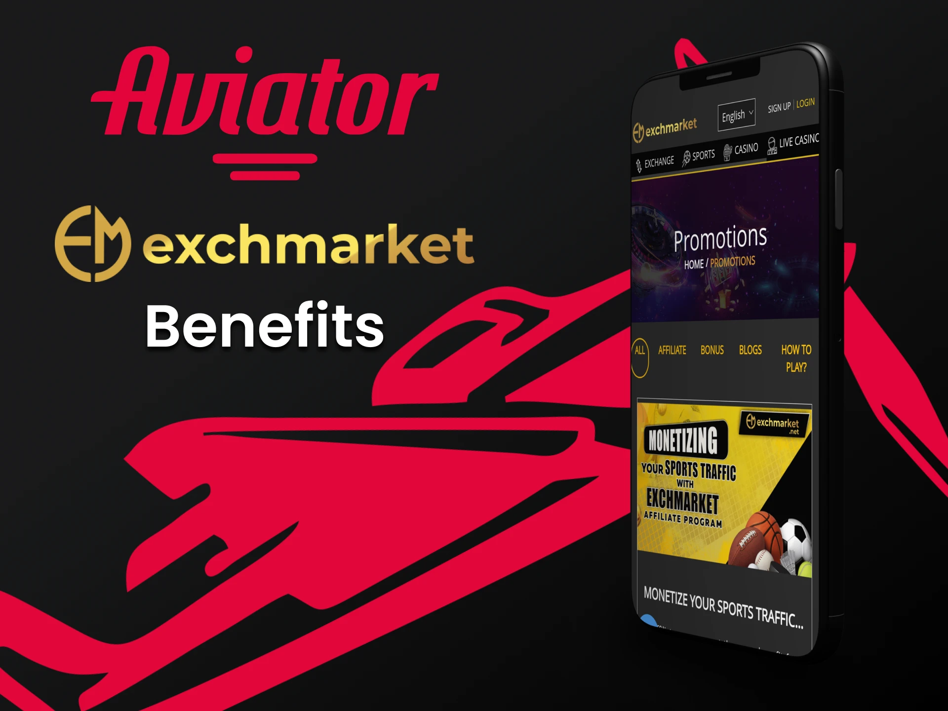 Você obterá muitos benefícios ao jogar Aviator por meio do aplicativo Exchmarket.