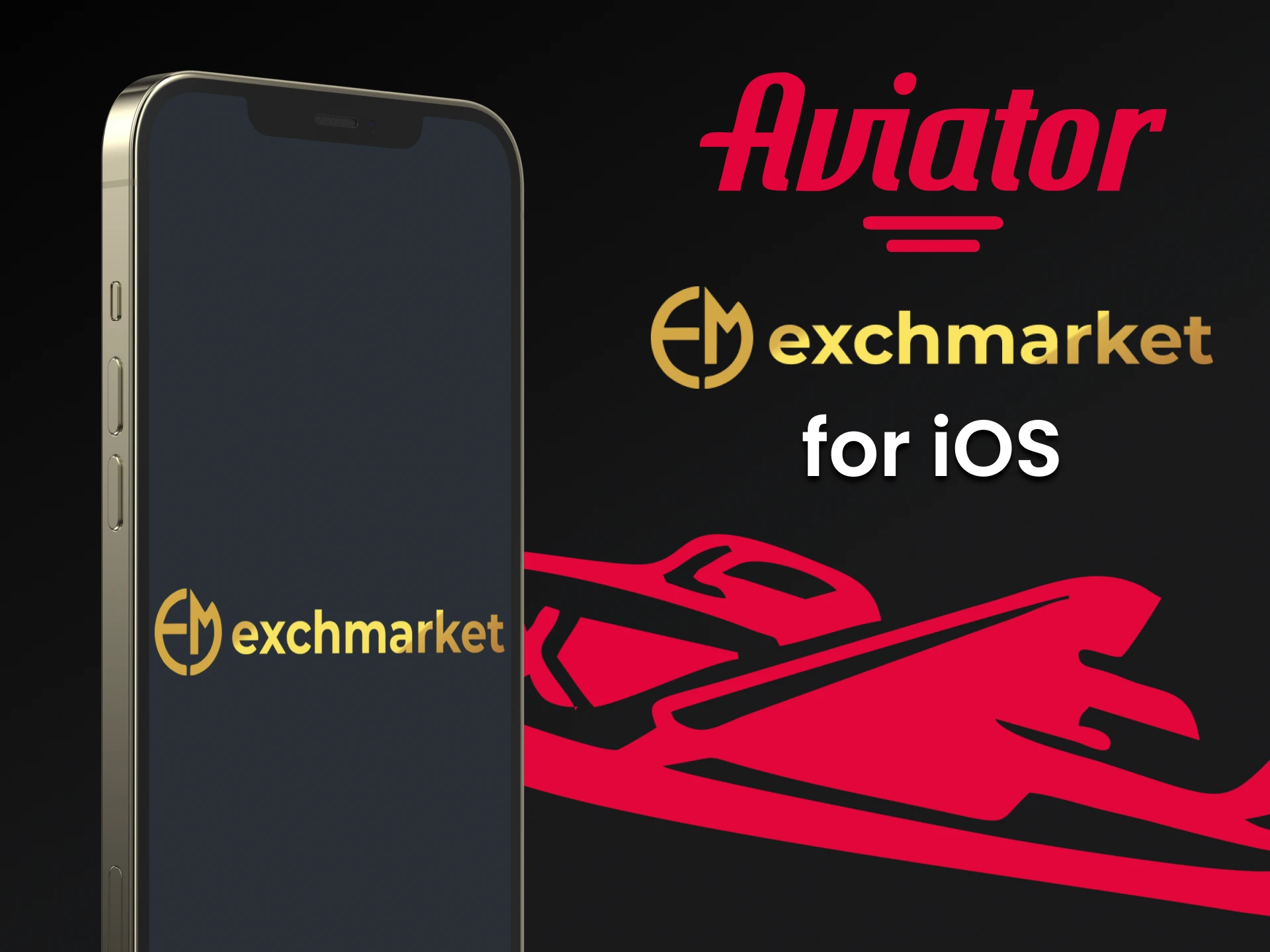 Install the Exchmarket app on iOS to play Aviator.