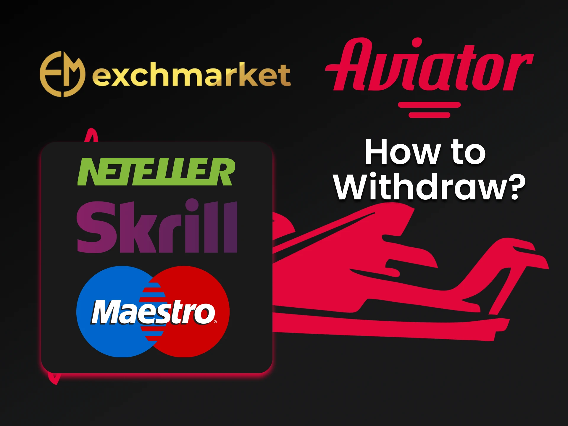 Withdraw your winnings to Aviator from Exchmarket.