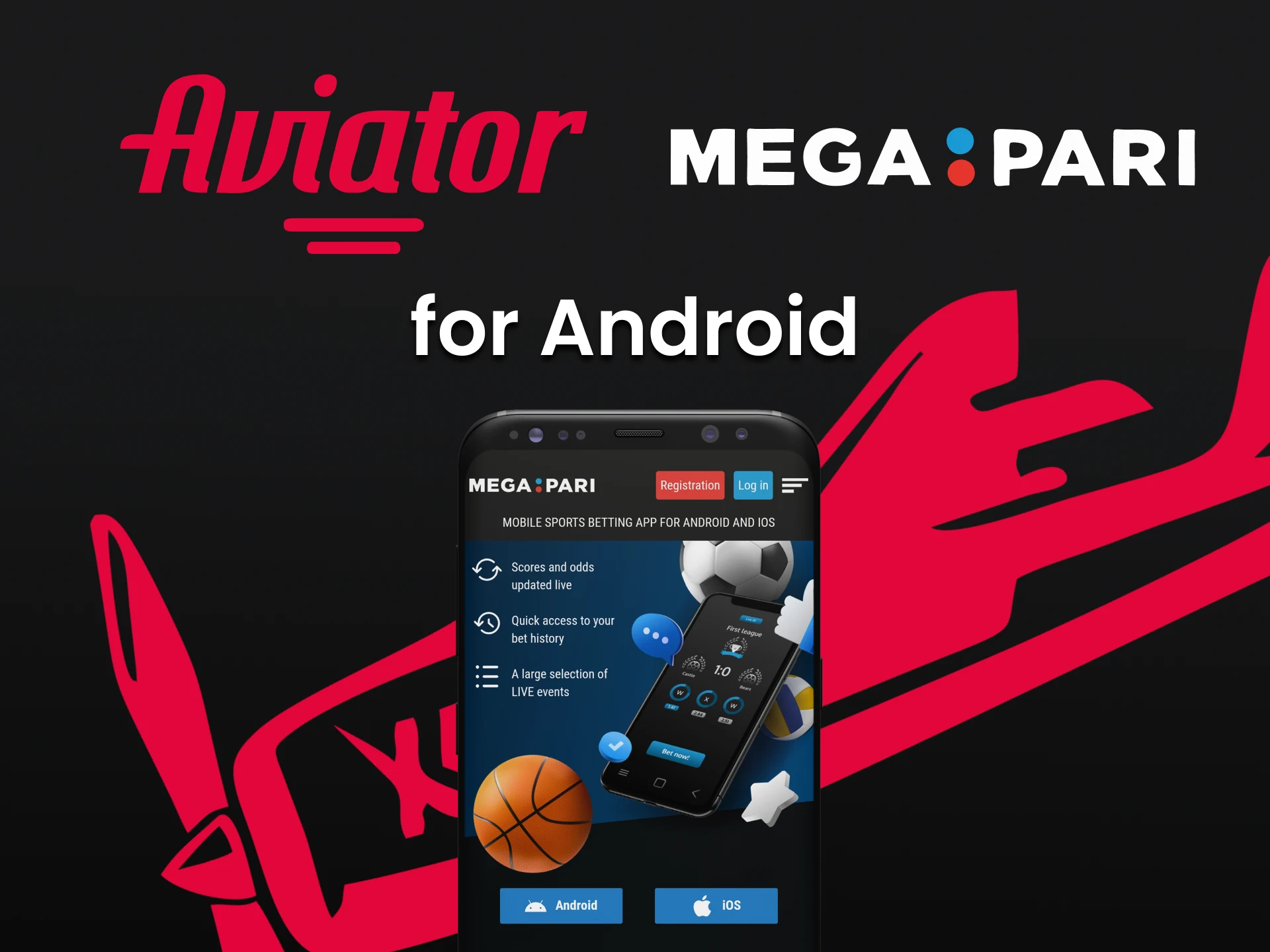 Baixe o aplicativo Megapari para Android.