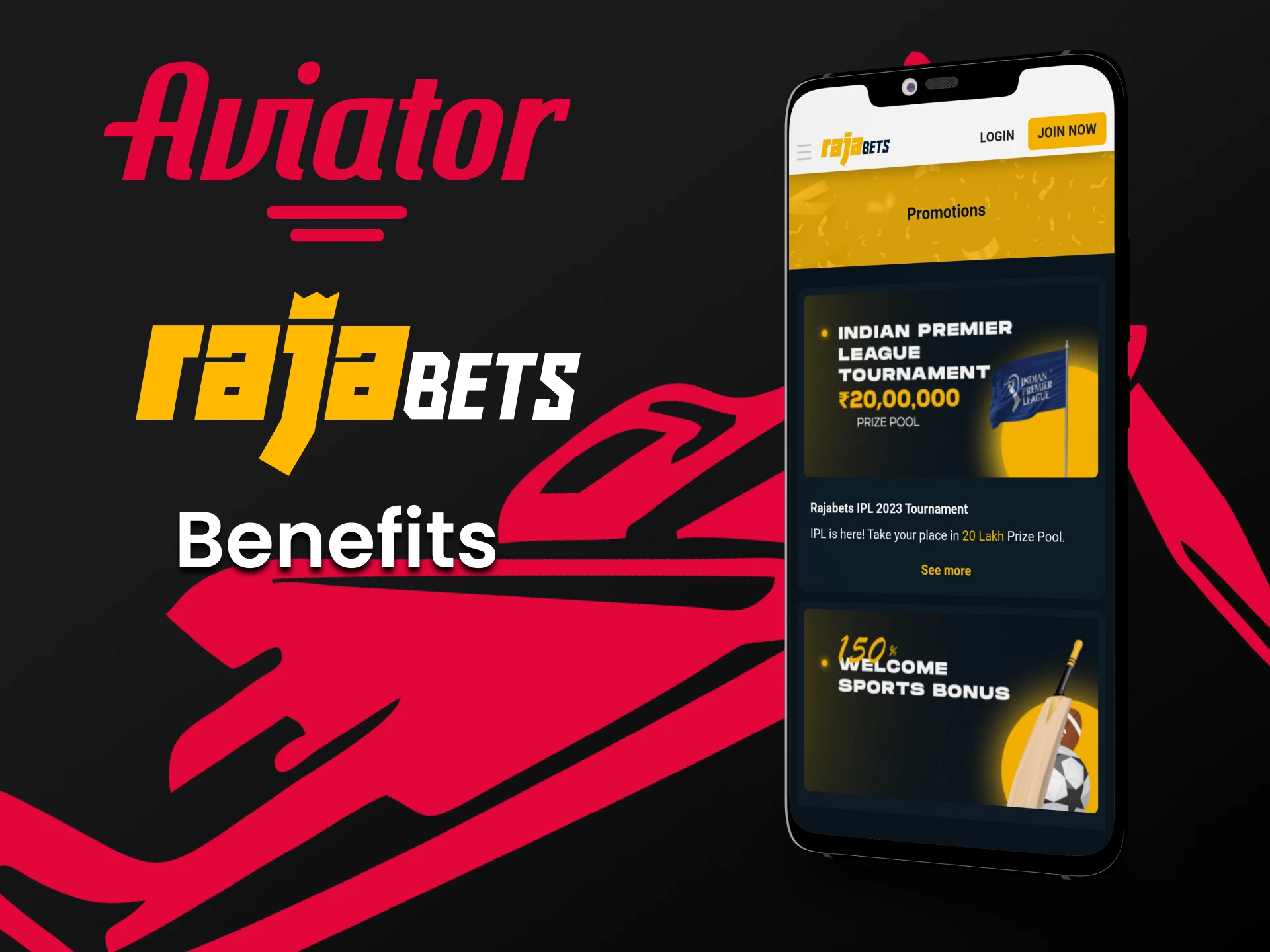 Find out what are the advantages of the Rajabets application for the game Aviator.