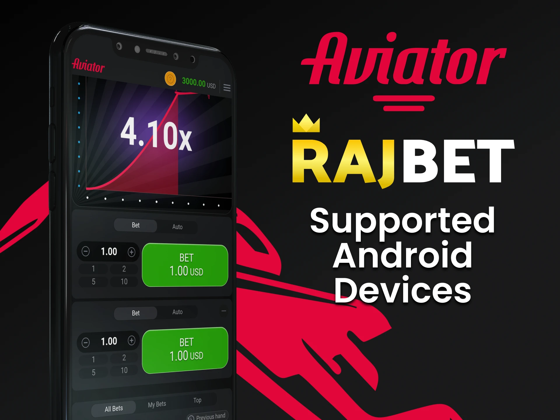 Escolha o aplicativo Rajbet para o seu dispositivo Android.