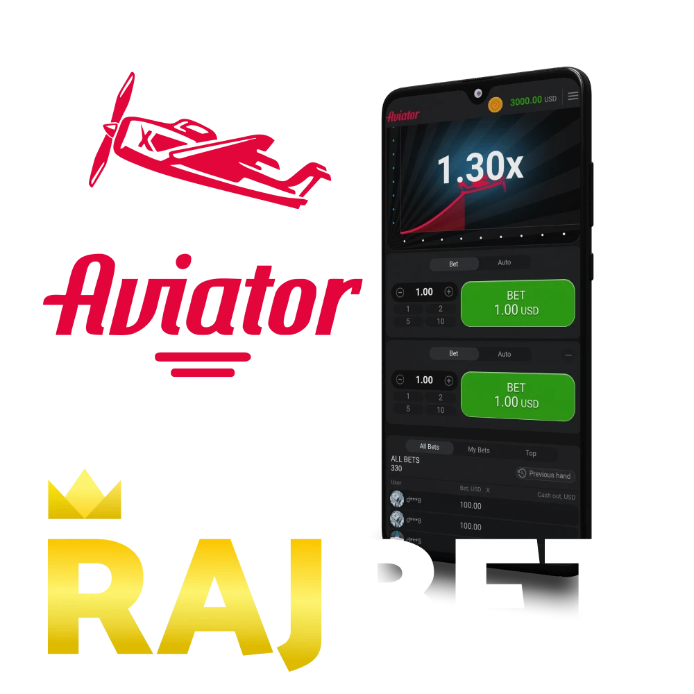 For the Aviator, choose the Rajbet app.