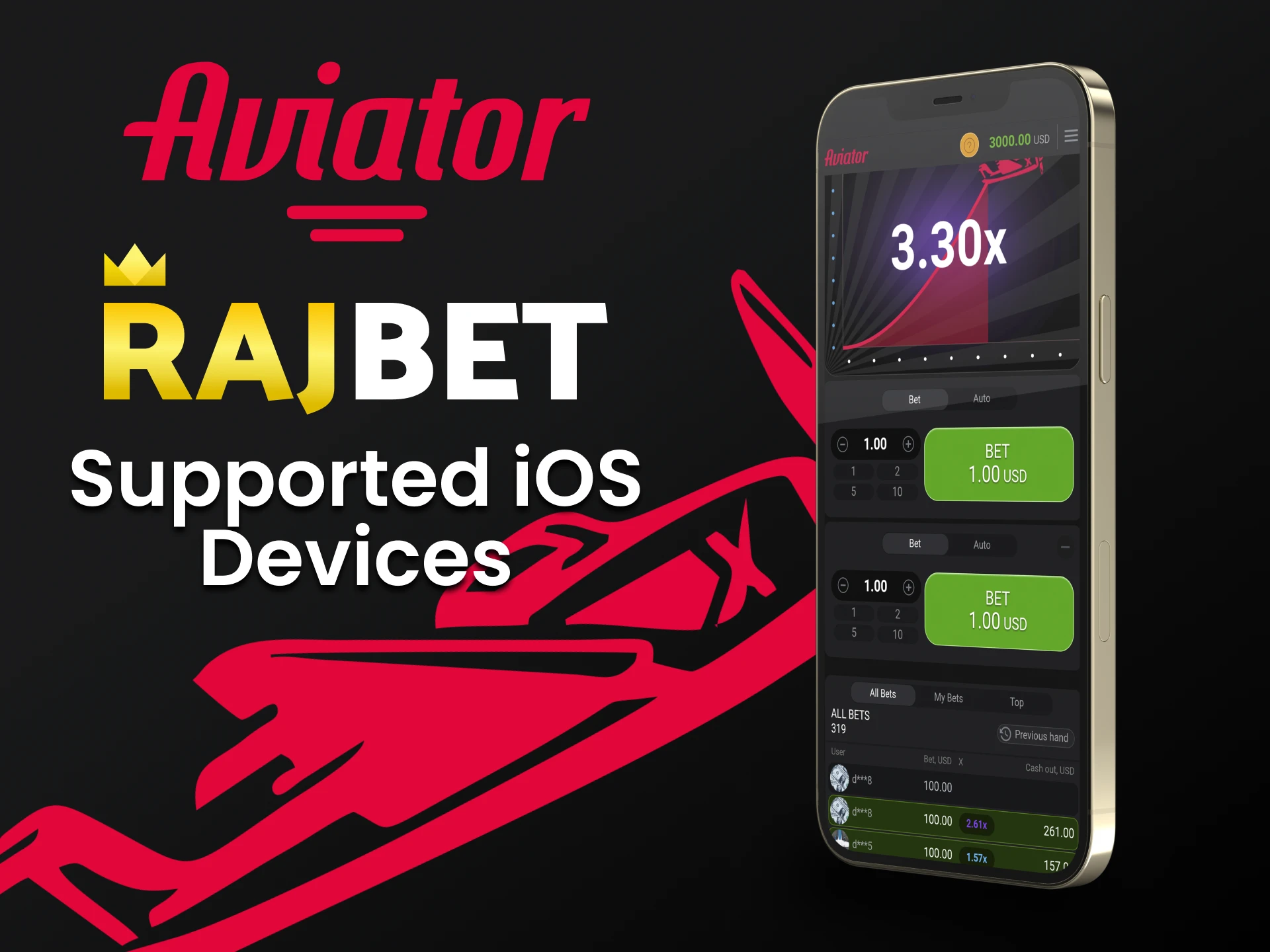 Escolha o aplicativo Rajbet para o seu dispositivo iOS.
