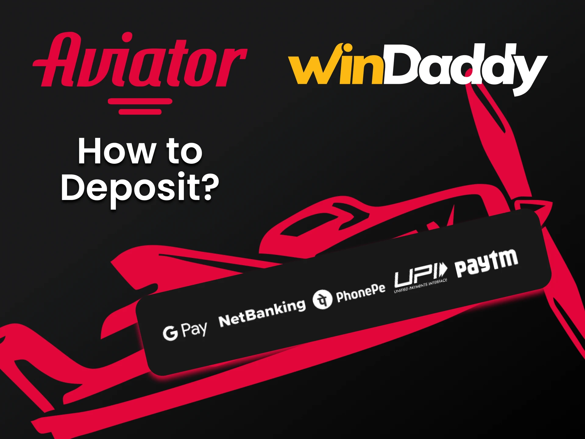 Find out how you can top up your funds on WinDaddy.